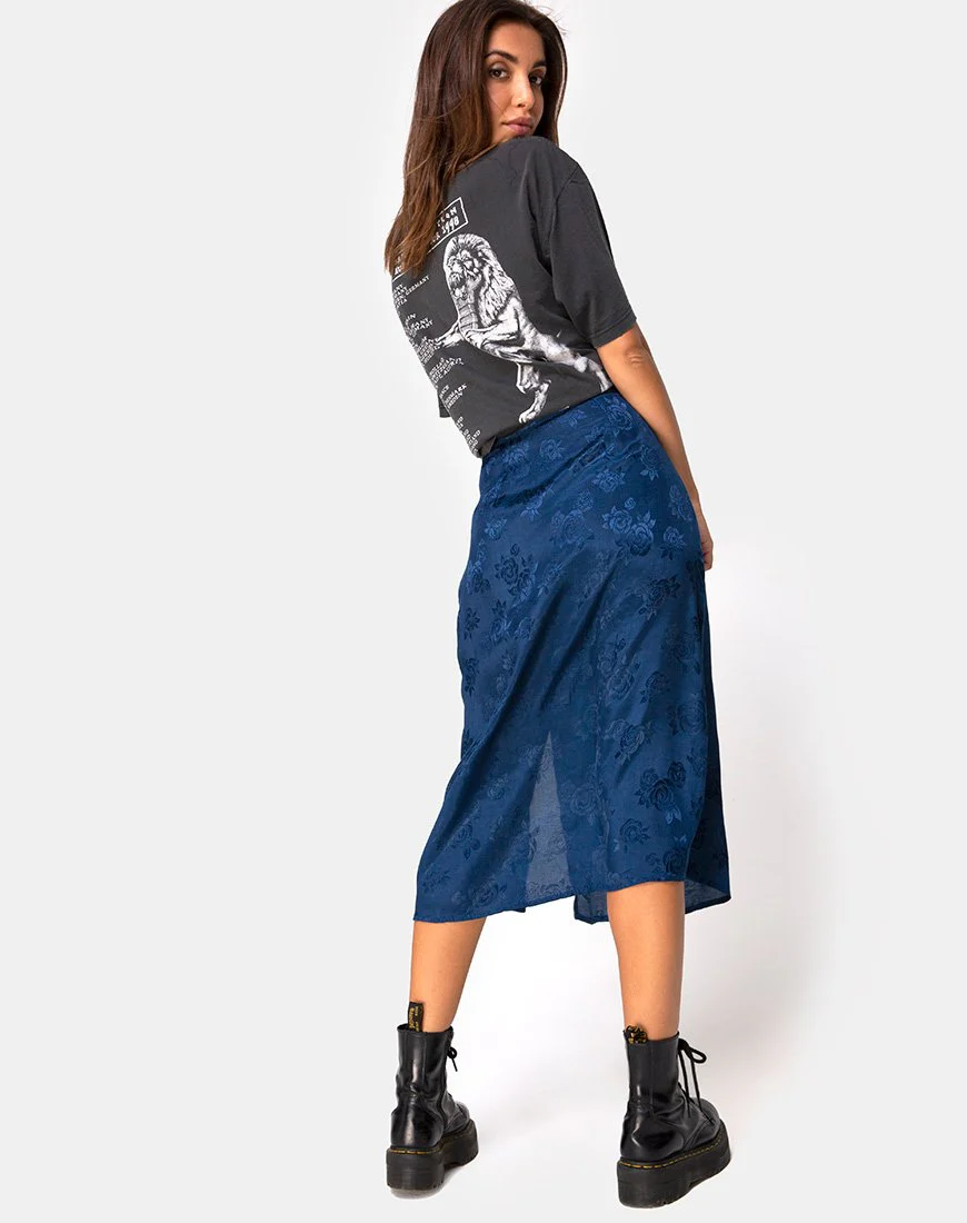 Saika Midirock aus Satin Rose Navy - Image 4