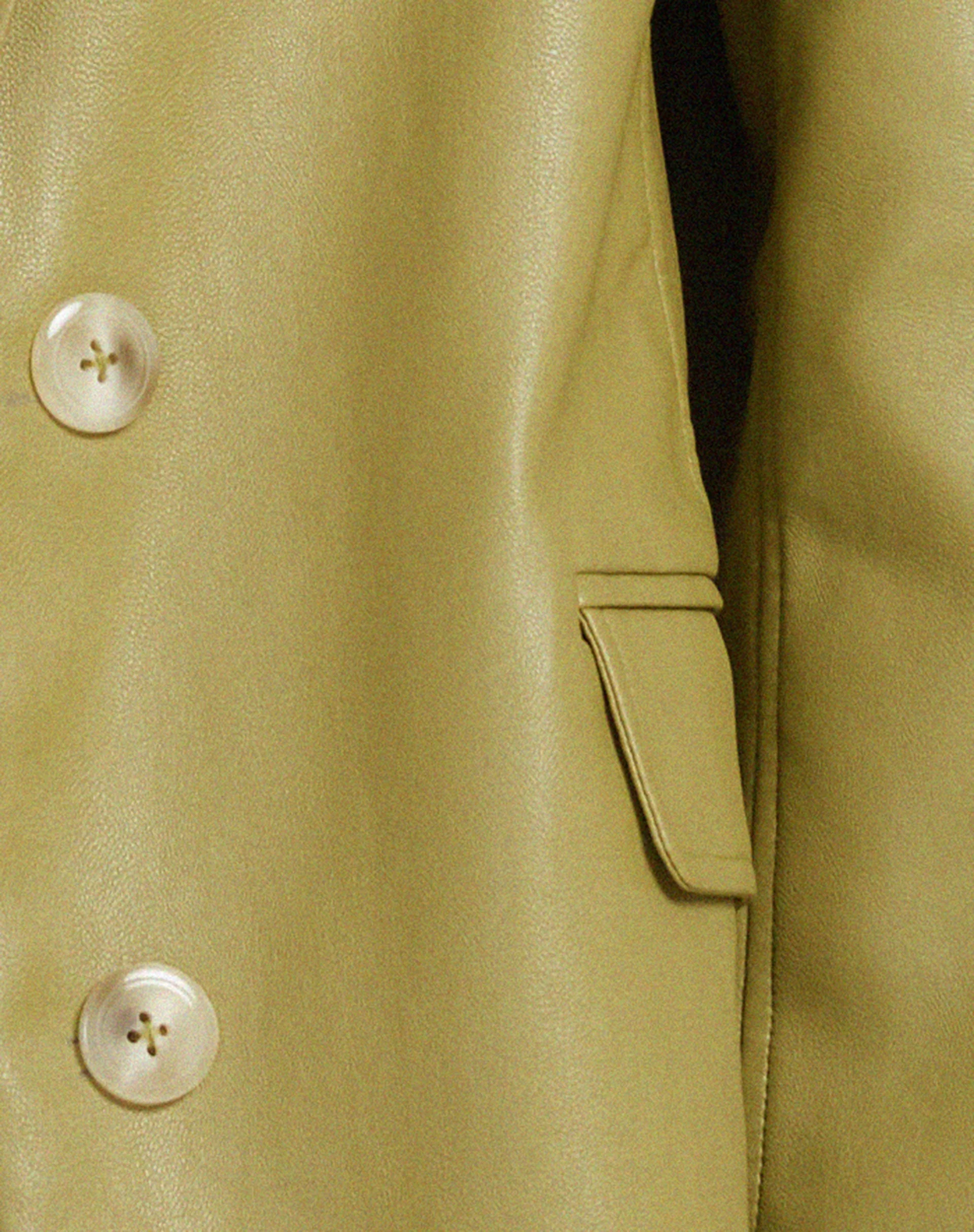 Saken Blazer in PU-Blattgrün - Image 5