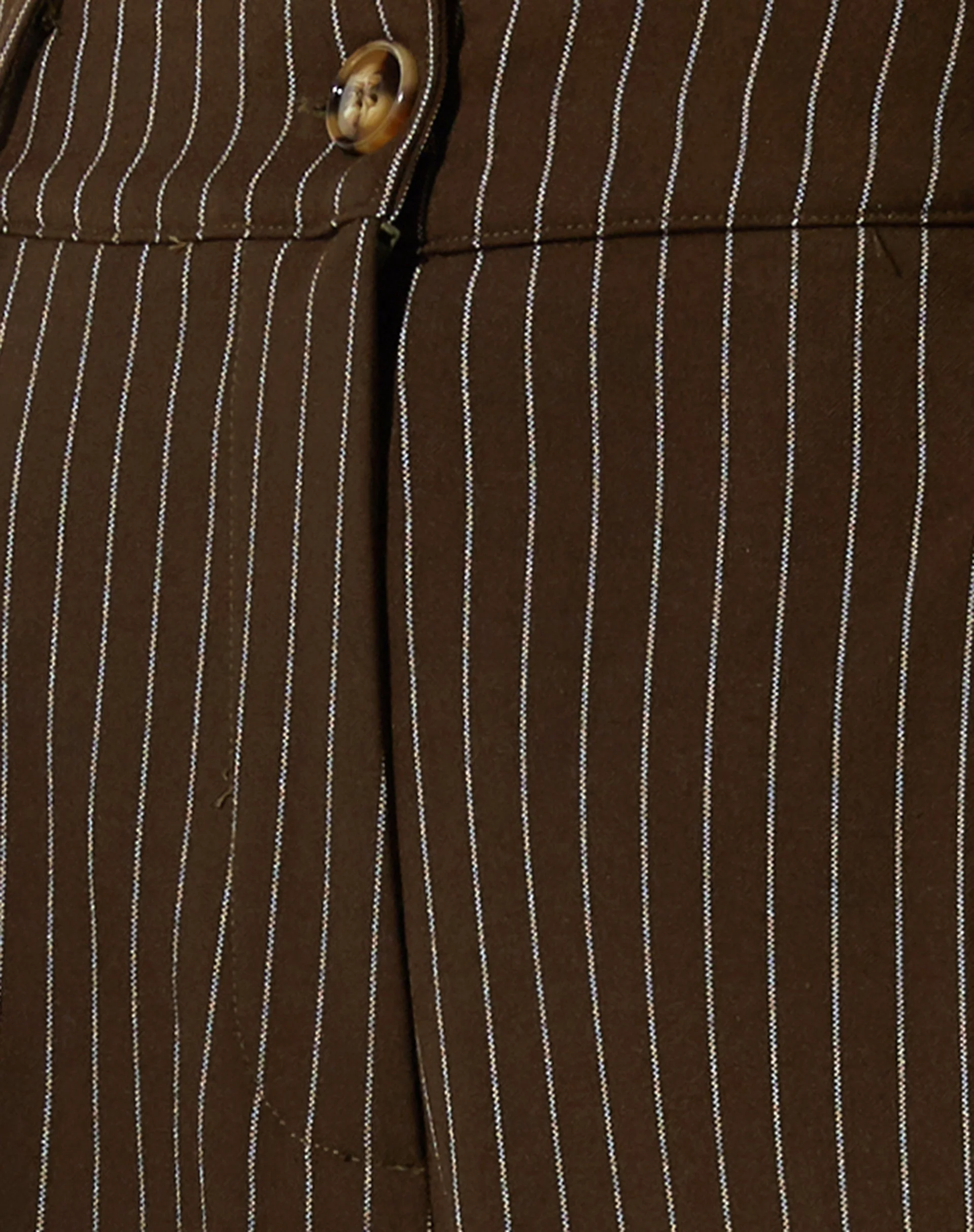 Sakila Hose in Nadelstreifen Braun - Image 6