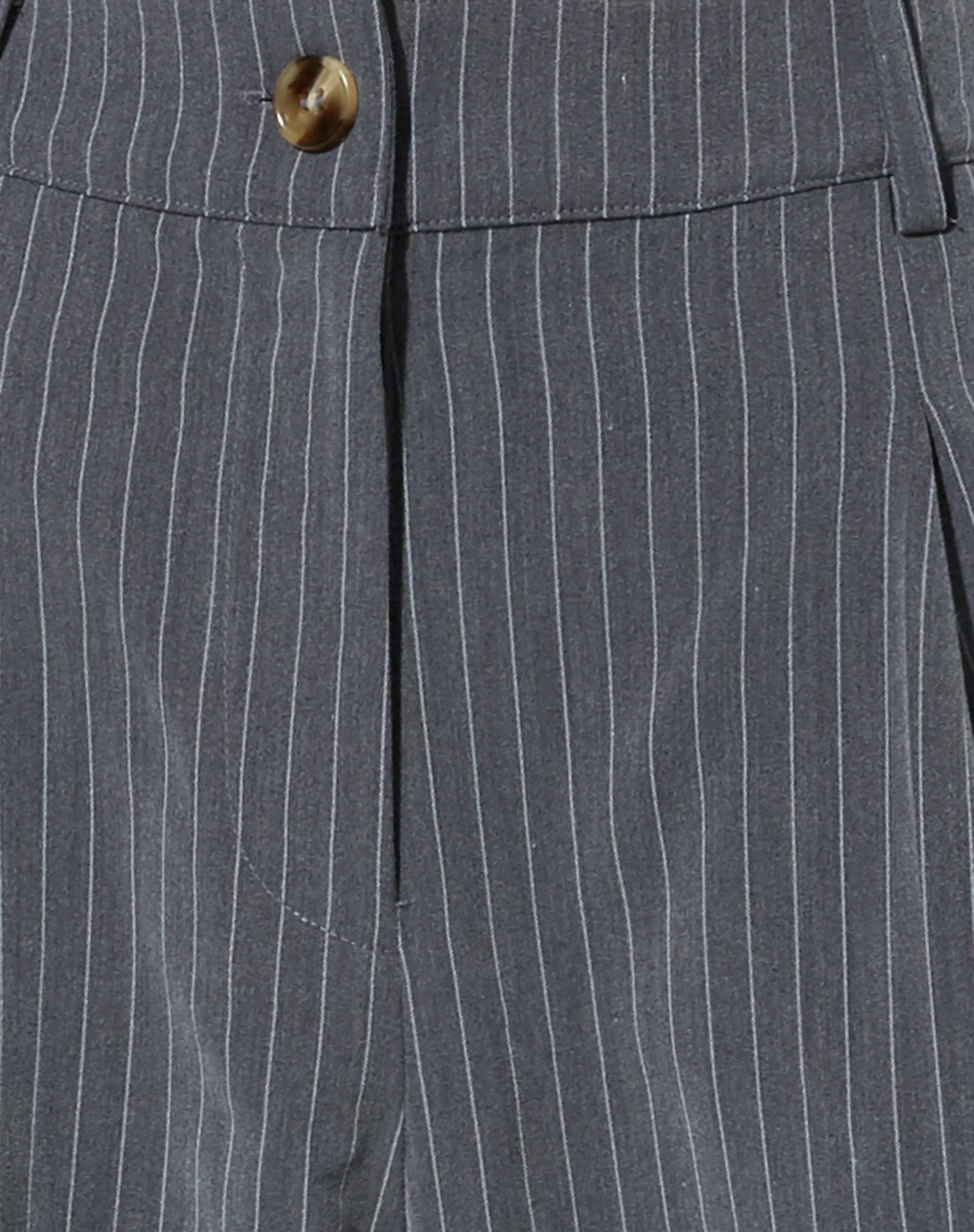 Sakila Tailored Trouser in Nadelstreifen Grau - Image 5