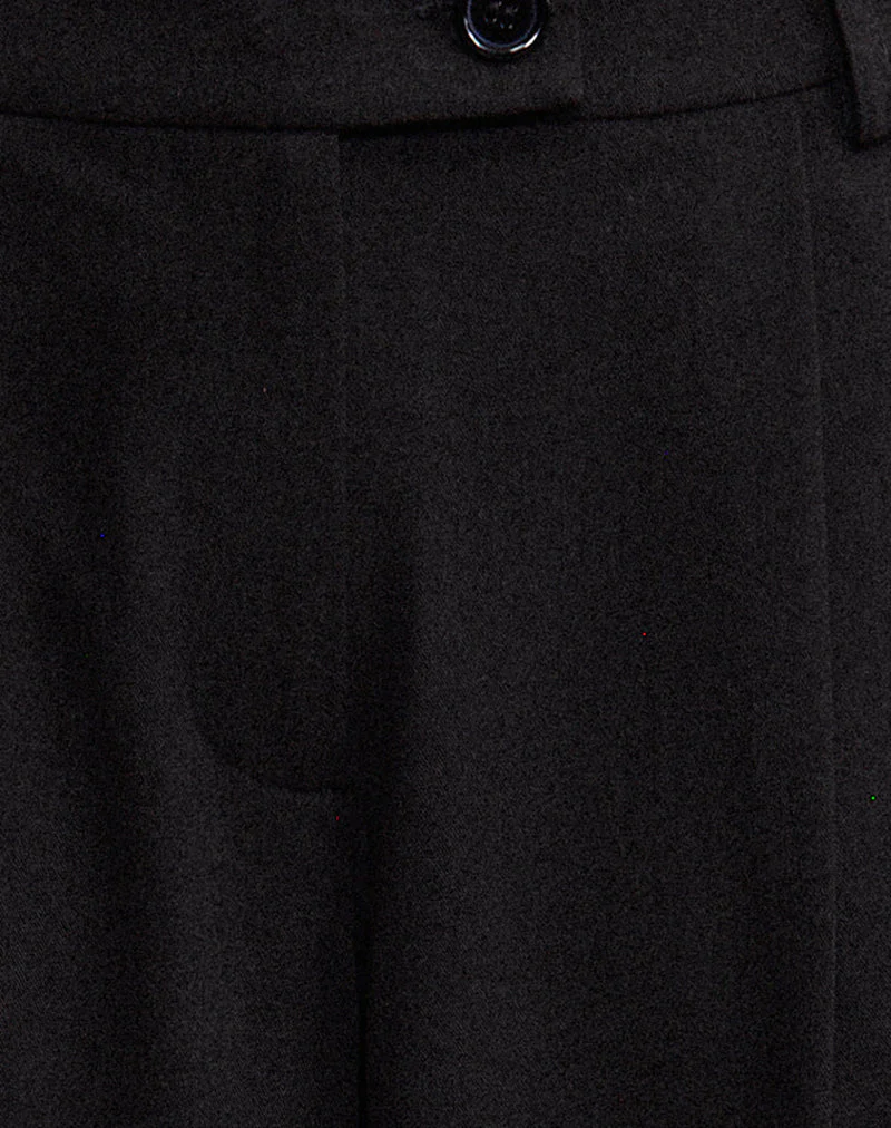 Sakira Hose mit weitem Bein in Übergröße in Schwarz - Image 6
