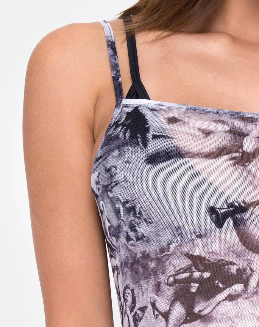 Saleh Bodycon Kleid aus Cherub Mesh - Image 5