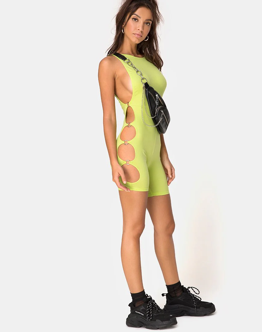 Salva Unitard in Limette - Image 3
