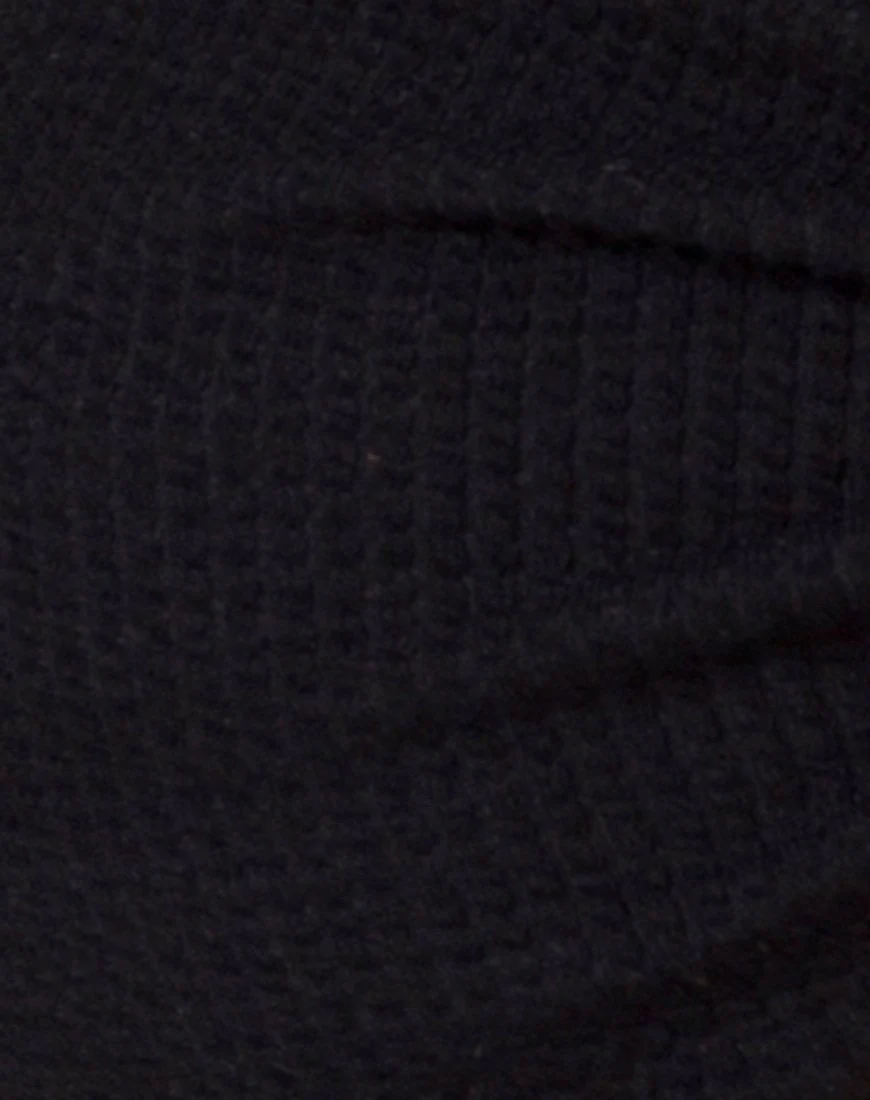 Samara Bikini-Unterteil aus Crinkle Rib Schwarz - Image 5