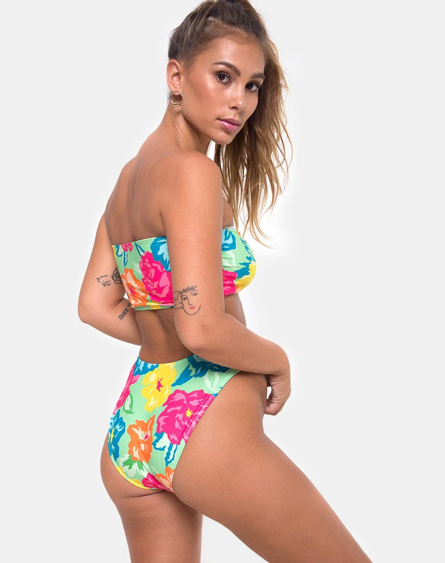 Samara Bikini-Oberteil in Tropicana Floral - Image 2