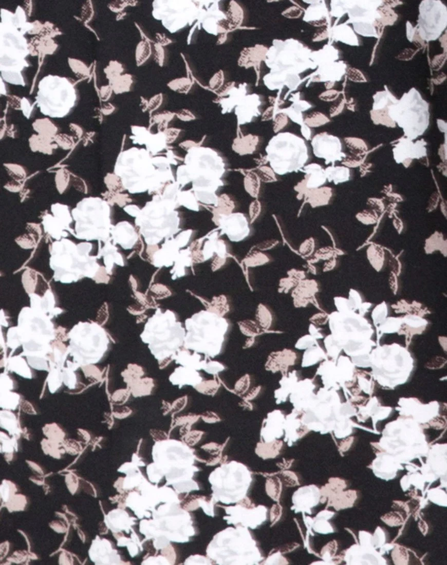 Sanna Slip Dress in Dark Wild Flower - Image 6