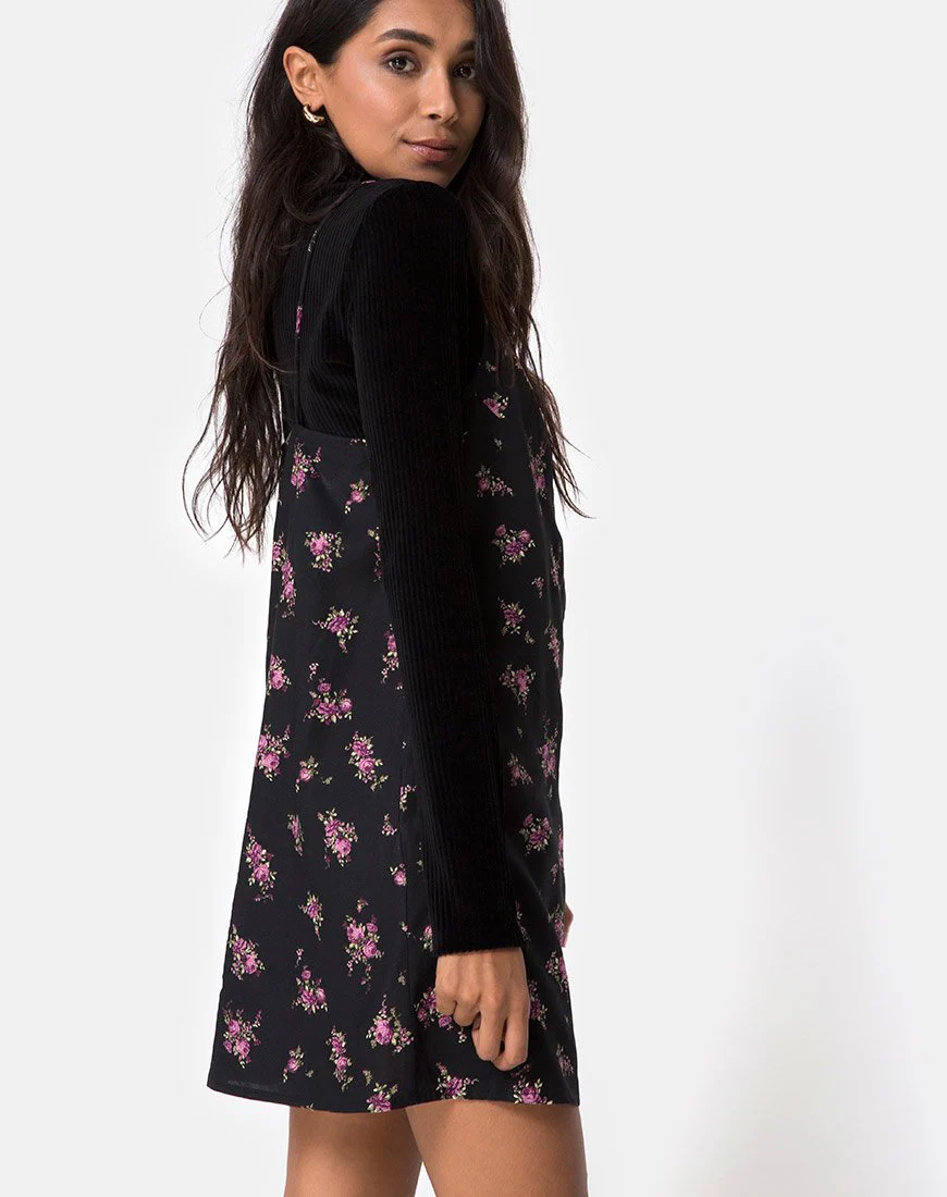 Sanna Slip Dress aus Sohey Rose Schwarz - Image 2