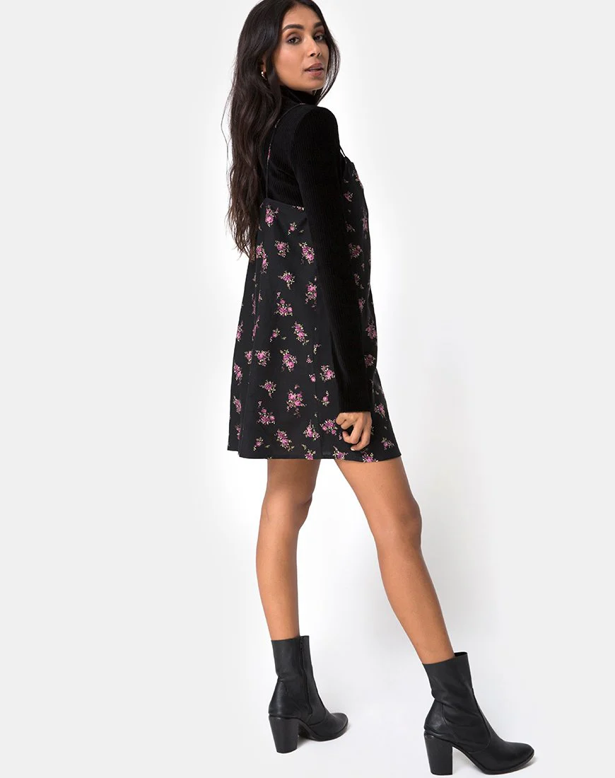 Sanna Slip Dress aus Sohey Rose Schwarz - Image 4