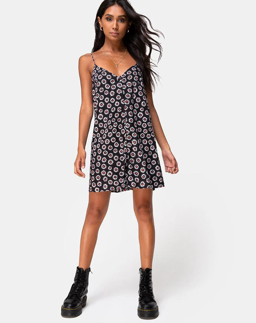 Sanna Slip Dress in Dancing Daisy - Image 3