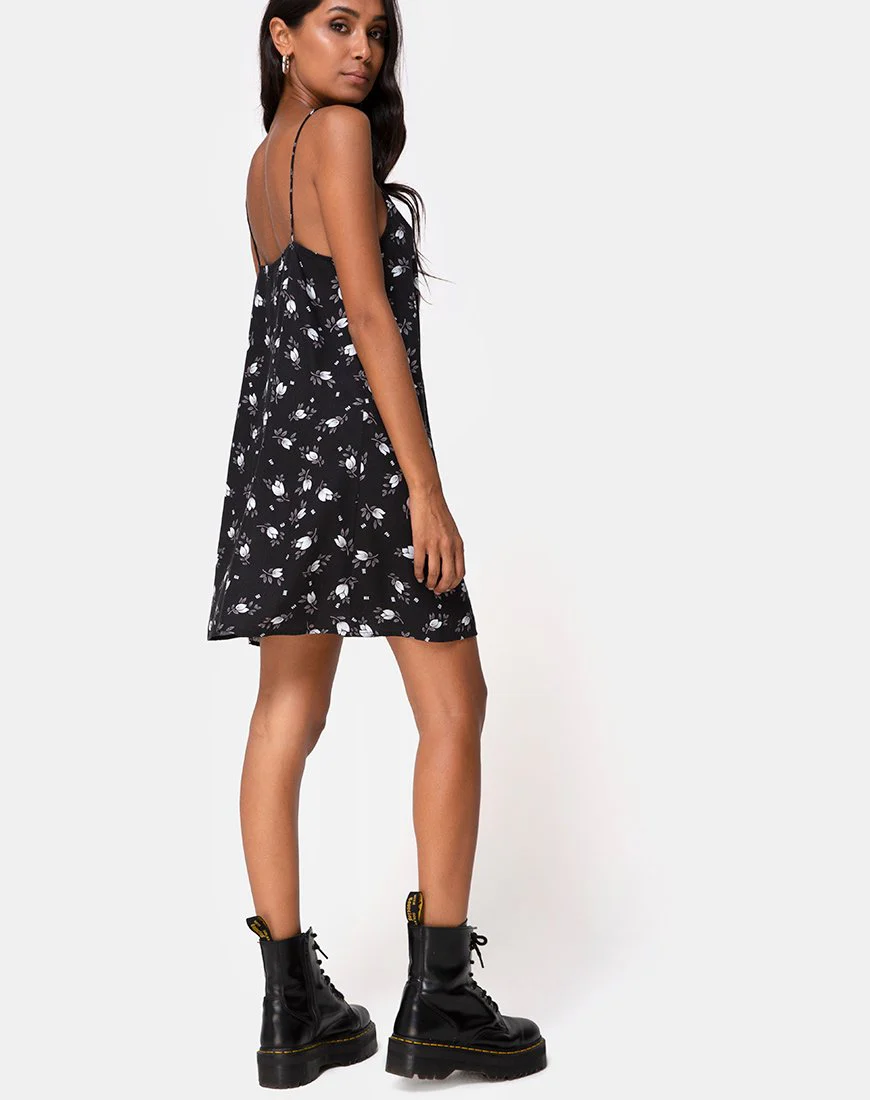 Sanna Slip-Kleid in Tulpe dunkel - Image 5