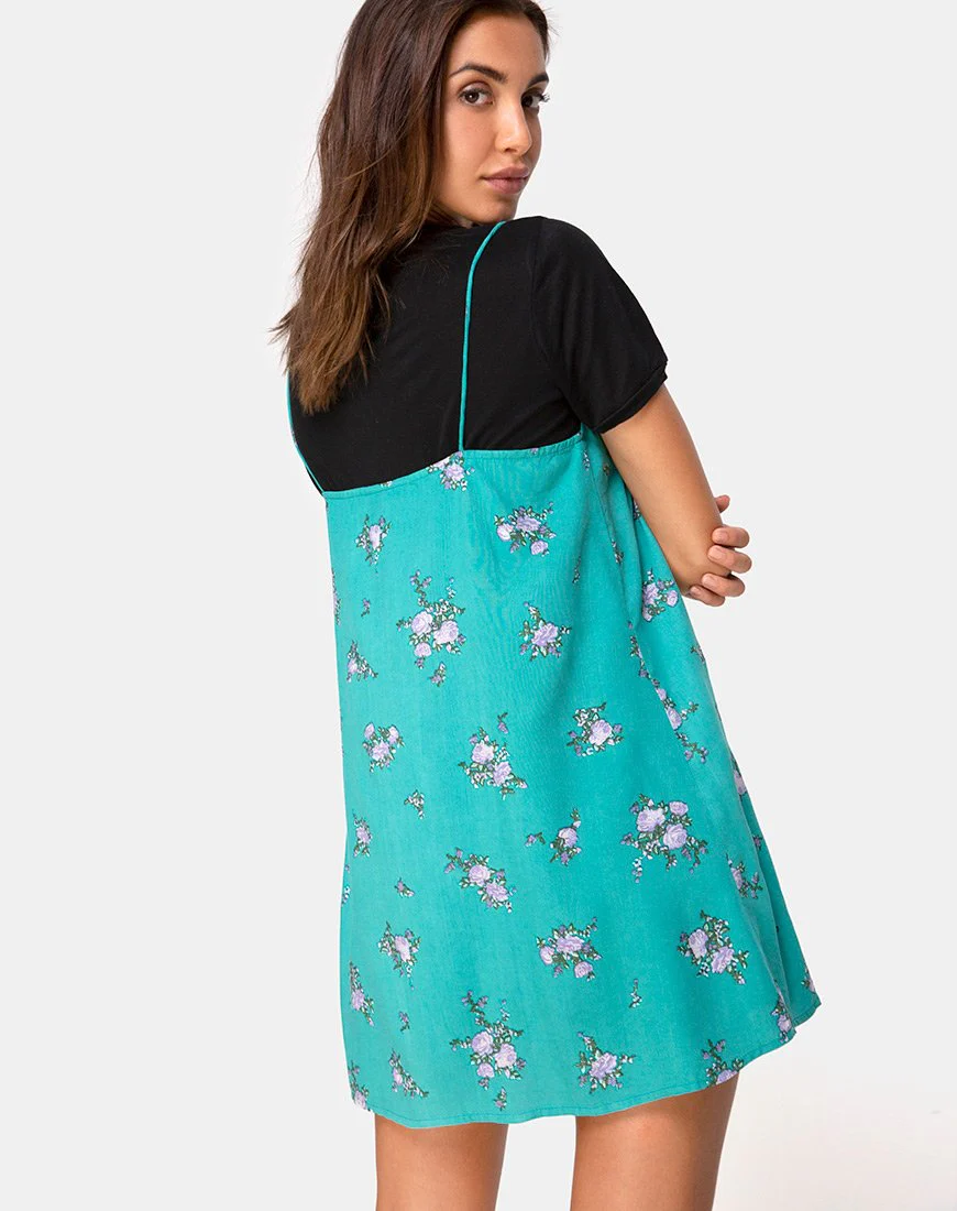 Sanna Slip Dress in Soi Rose Grün - Image 2