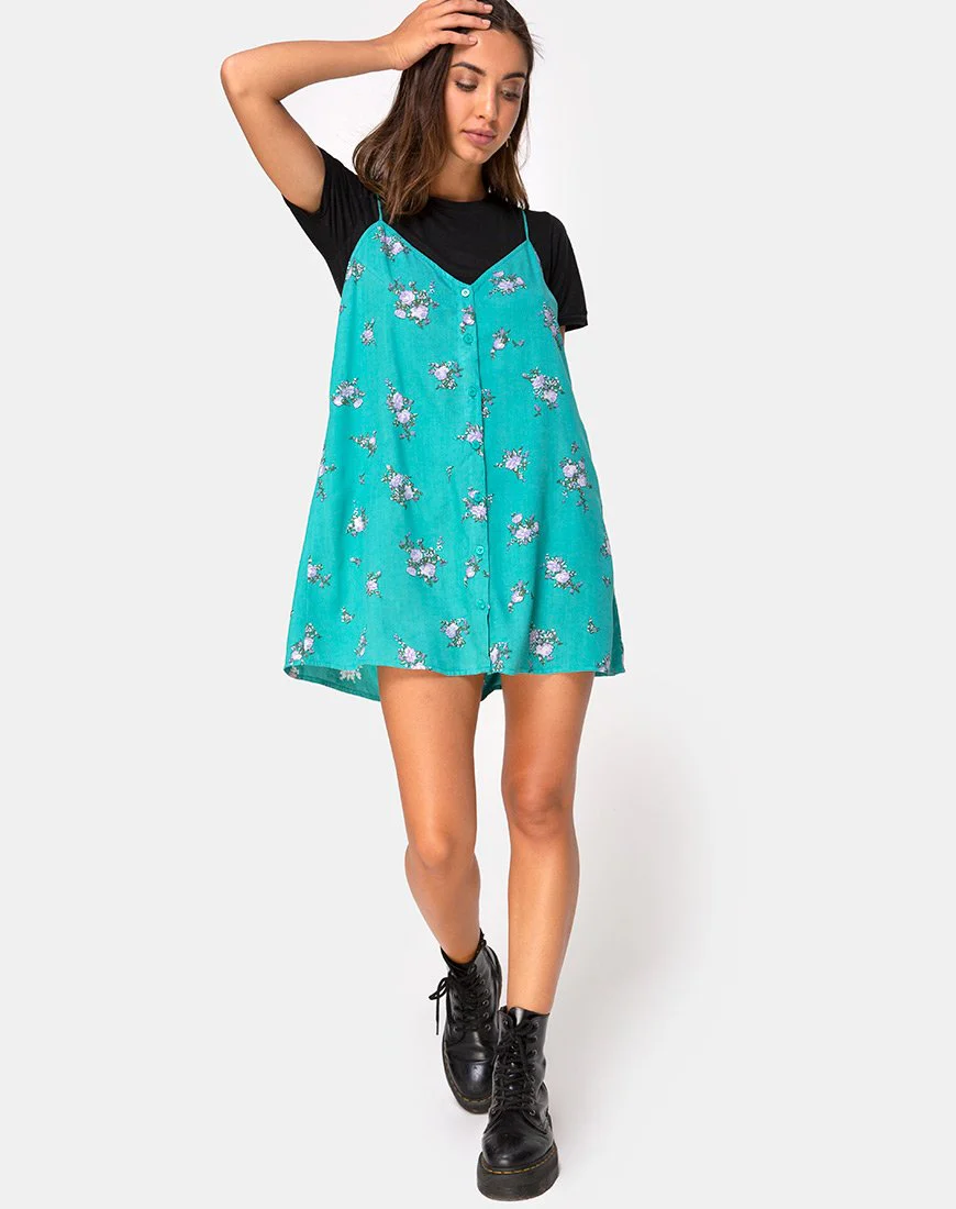 Sanna Slip Dress in Soi Rose Grün - Image 3