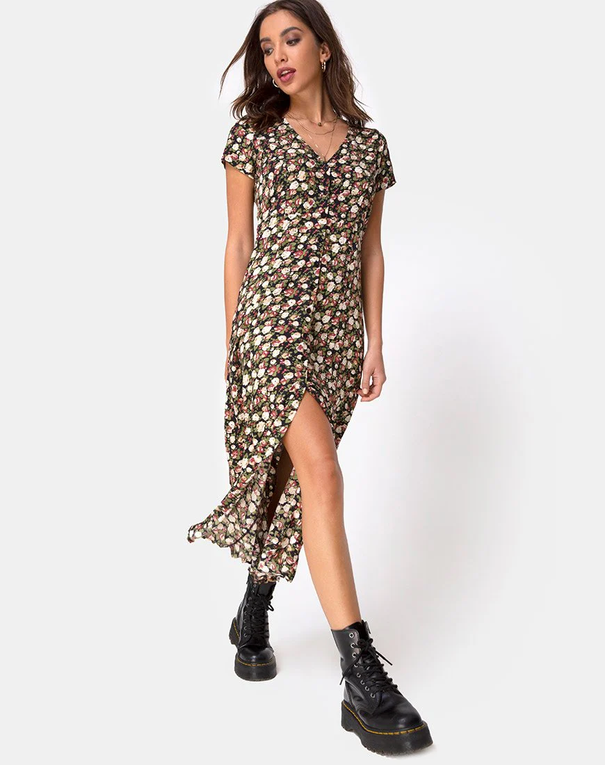 Sanrin Midikleid in Courtney Floral