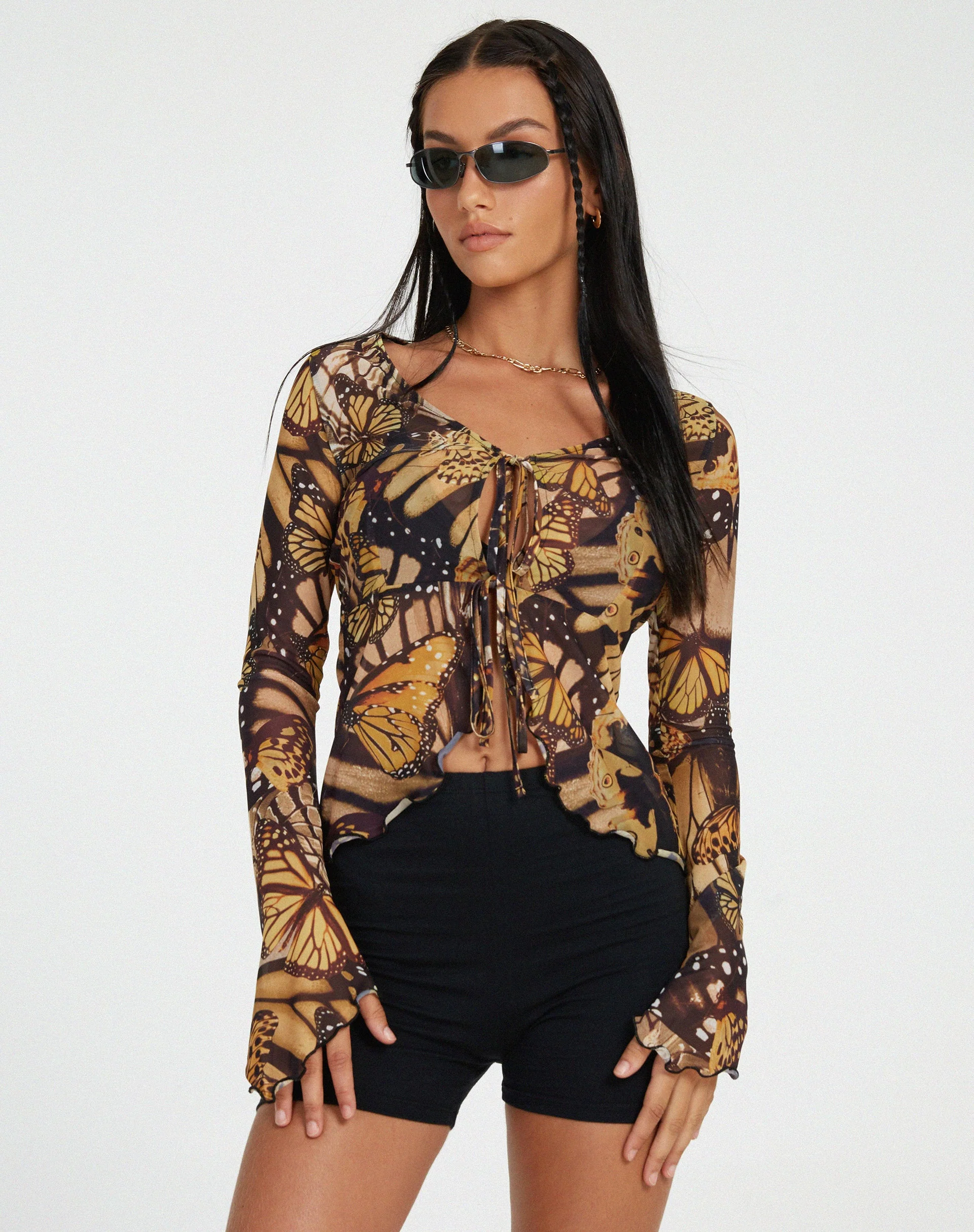Sansa Cardi in Schmetterlingsgold - Image 2