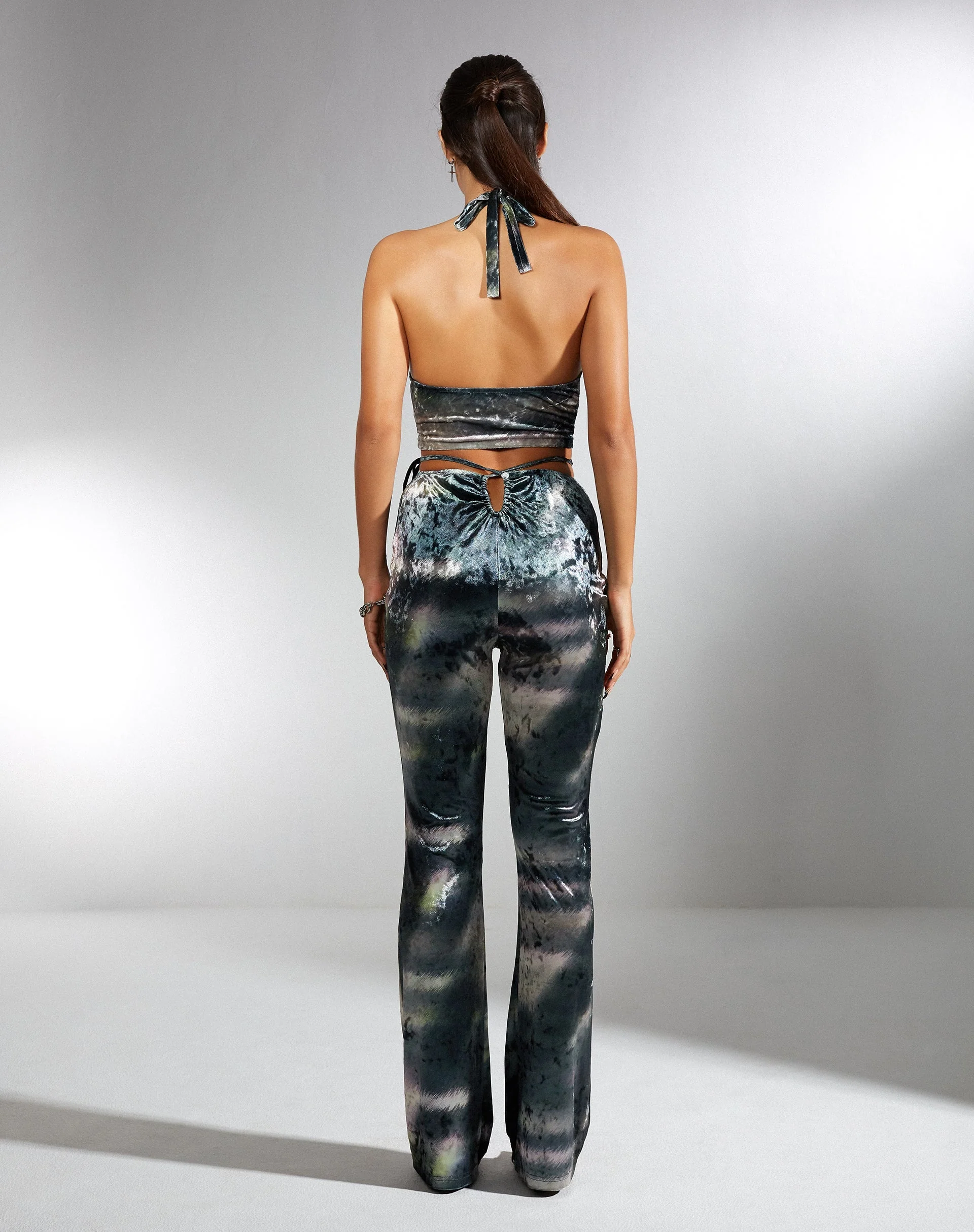 Sarita Hose in abstraktem Tarnmuster - Image 4
