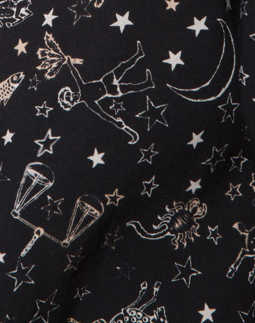 Sasena Swing Kleid in Astro Schwarz - Image 5