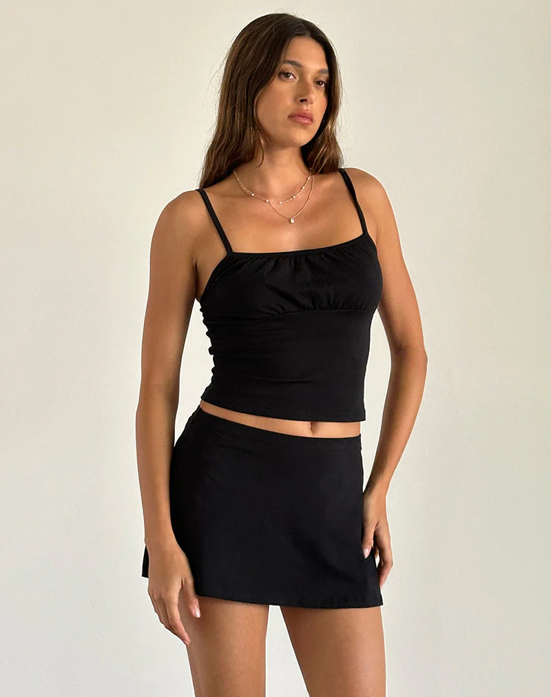 Sasya Cami Top in Schwarz - Image 3