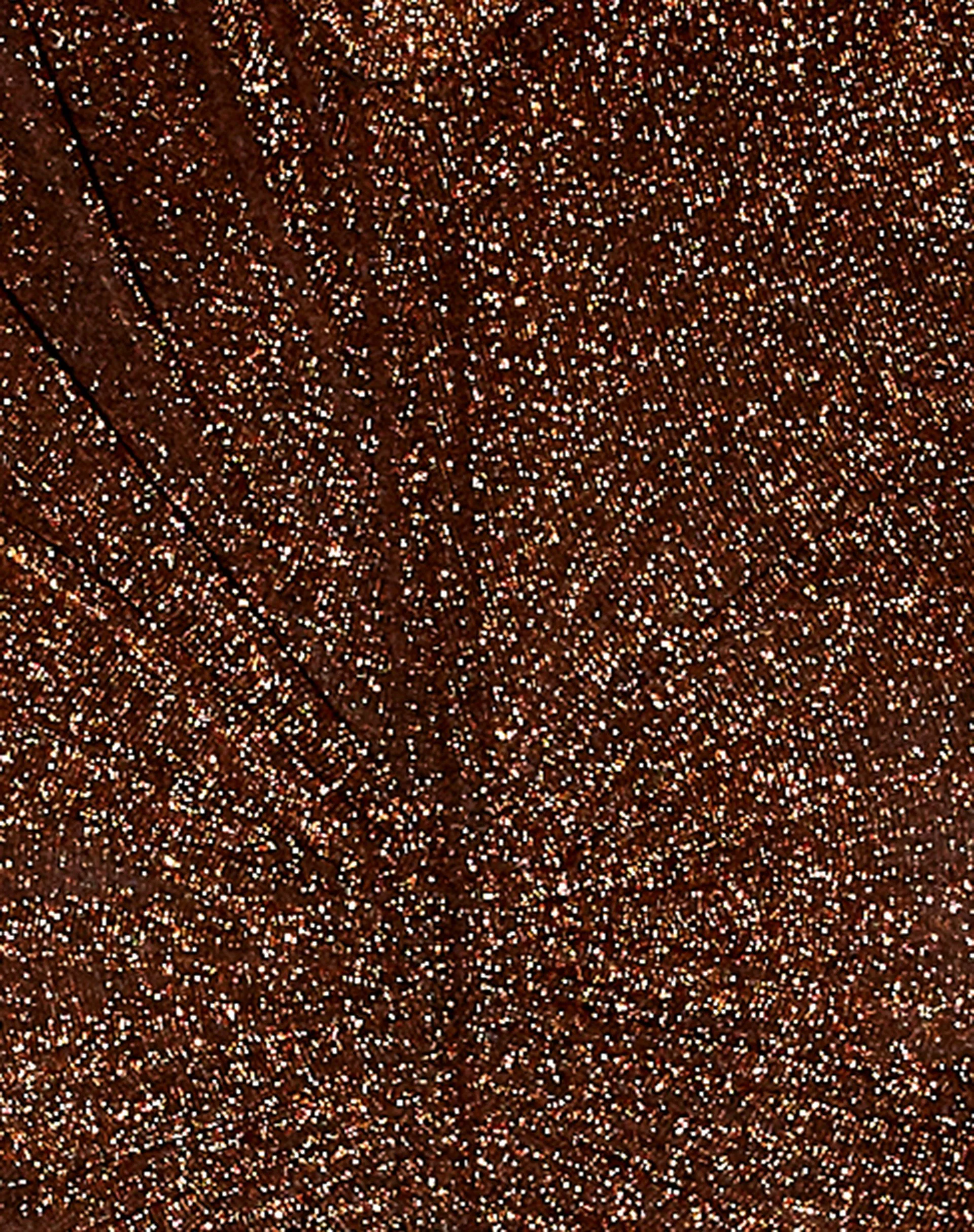 Sauja Crop Top in Glitter Lurex Bronze - Image 7