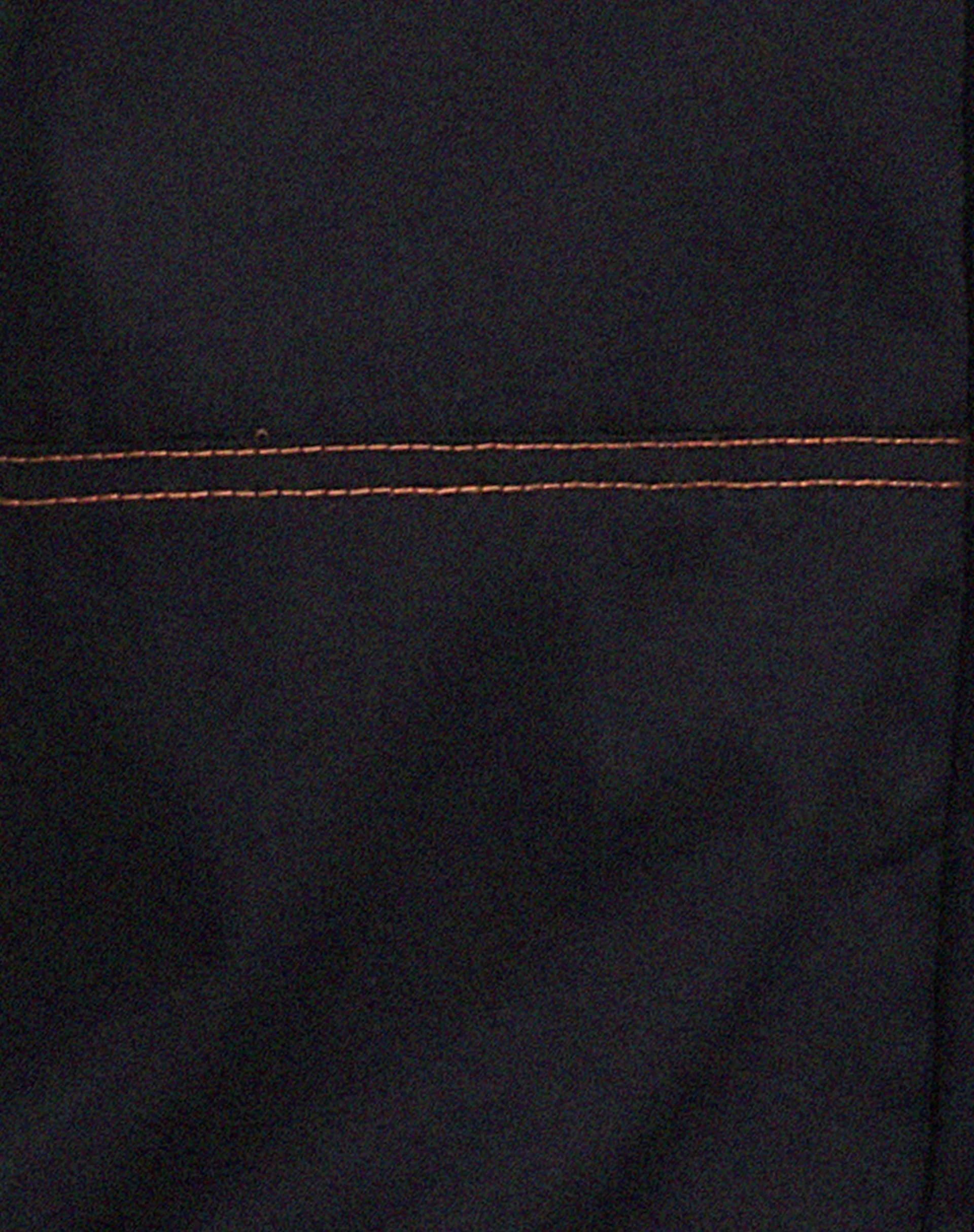 Saul Cargohose mit weitem Bein in Schwarz mit orangefarbenen Nähten - Image 7