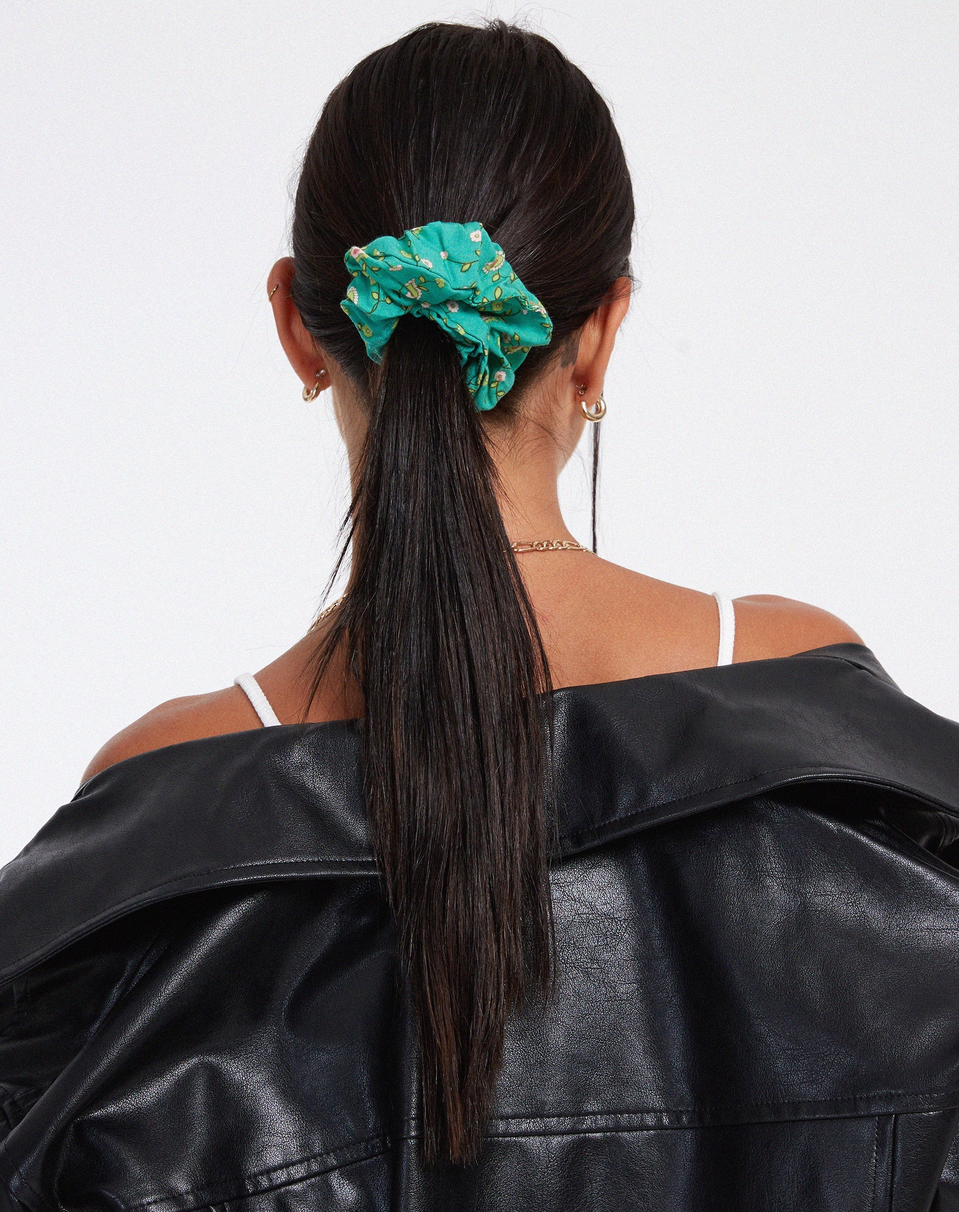 Scrunchies in Paisley Fun Grün