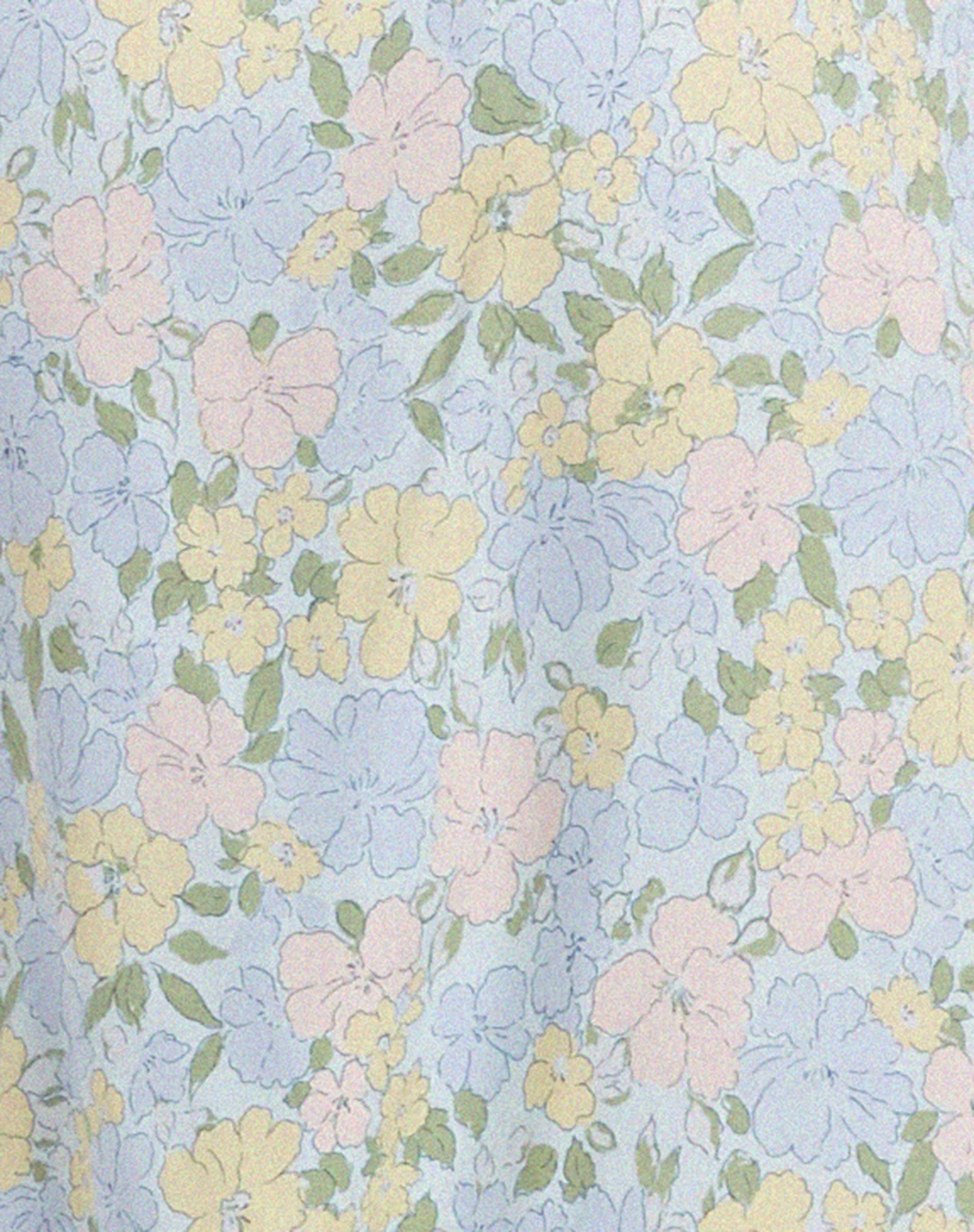 Seko Midirock aus verwaschenem, pastellfarbenem Blumenmuster - Image 6