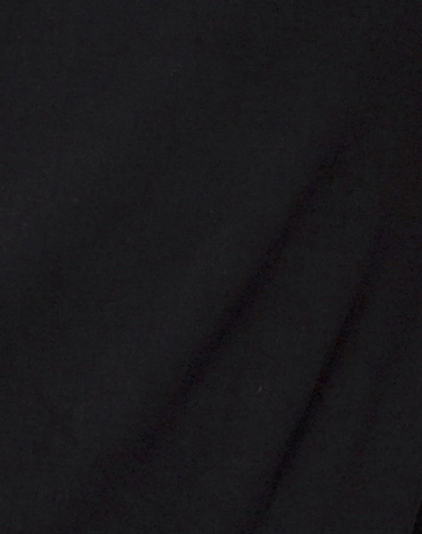 Seldas Bodycon Kleid in Schwarz Spange Gold - Image 5