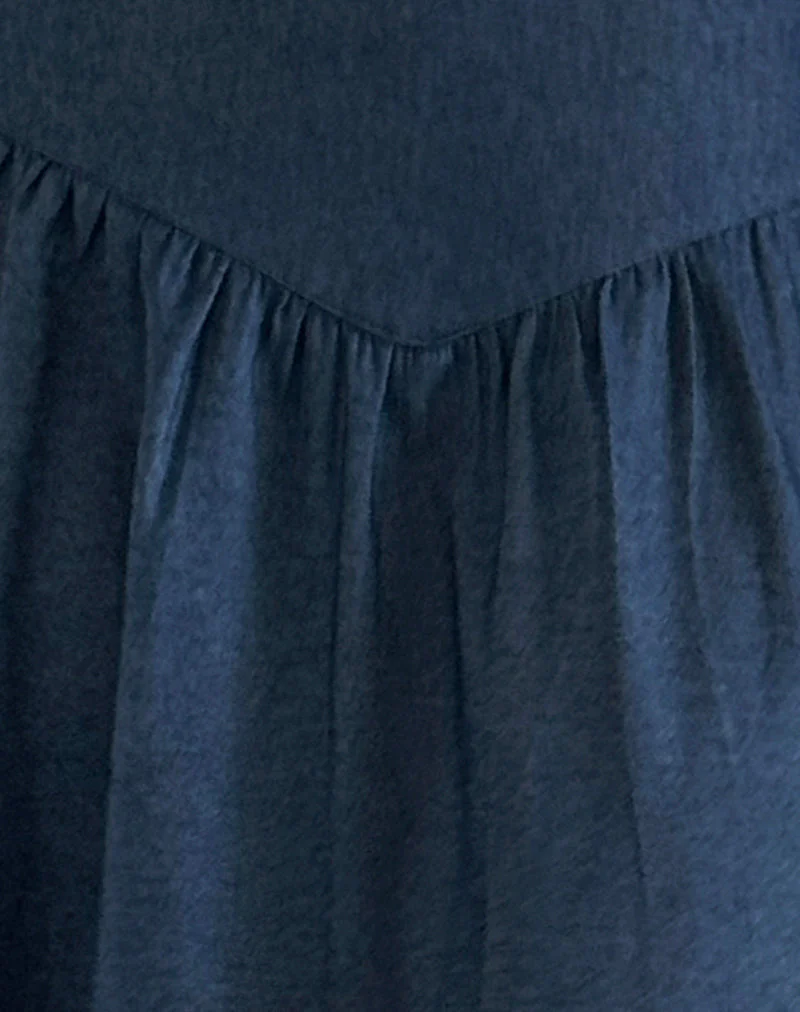 Seraya Midirock aus Denim Chambray Indigo - Image 5
