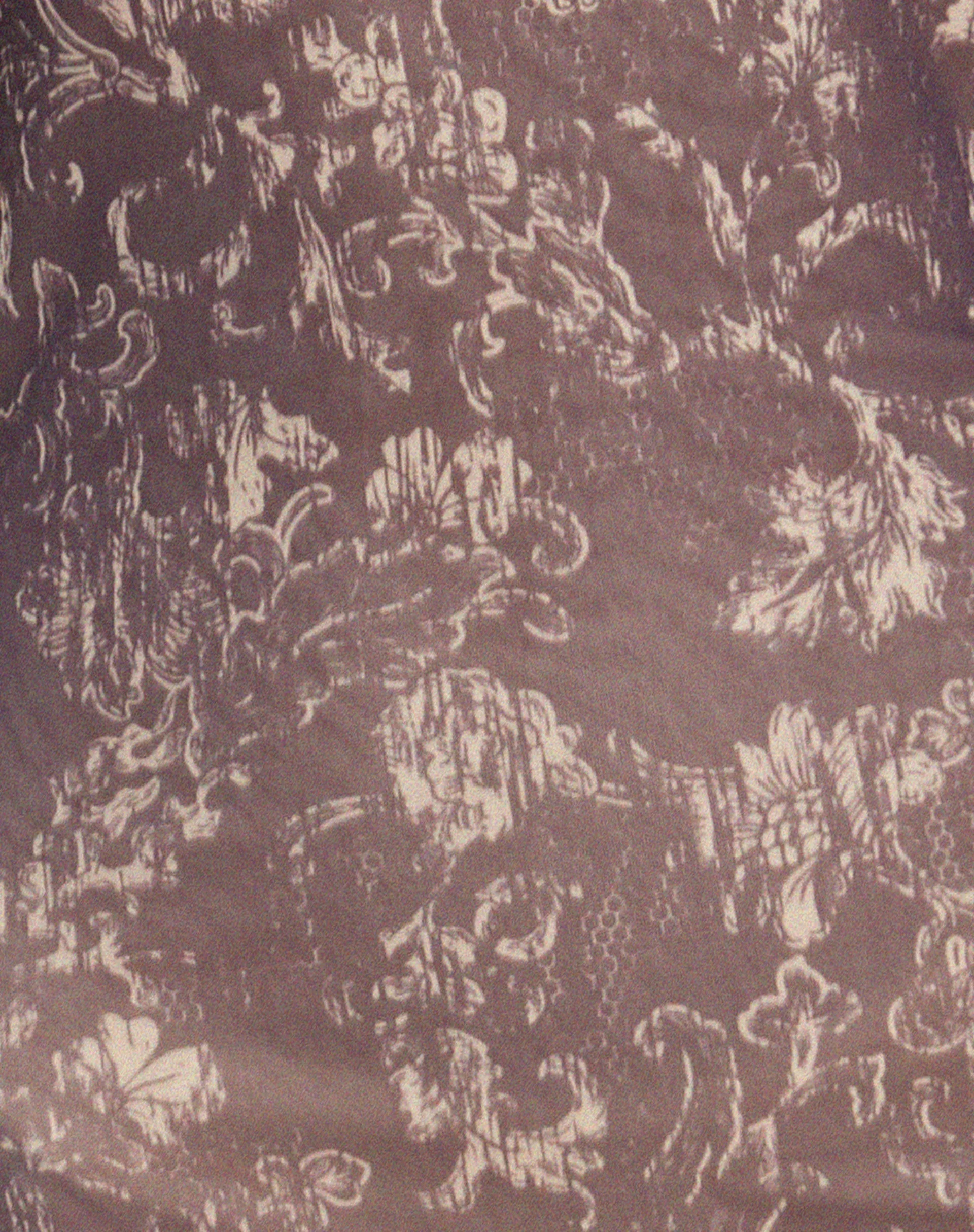 Sevila Langärmeliges Minikleid in Botanical Dunkelbraun - Image 5