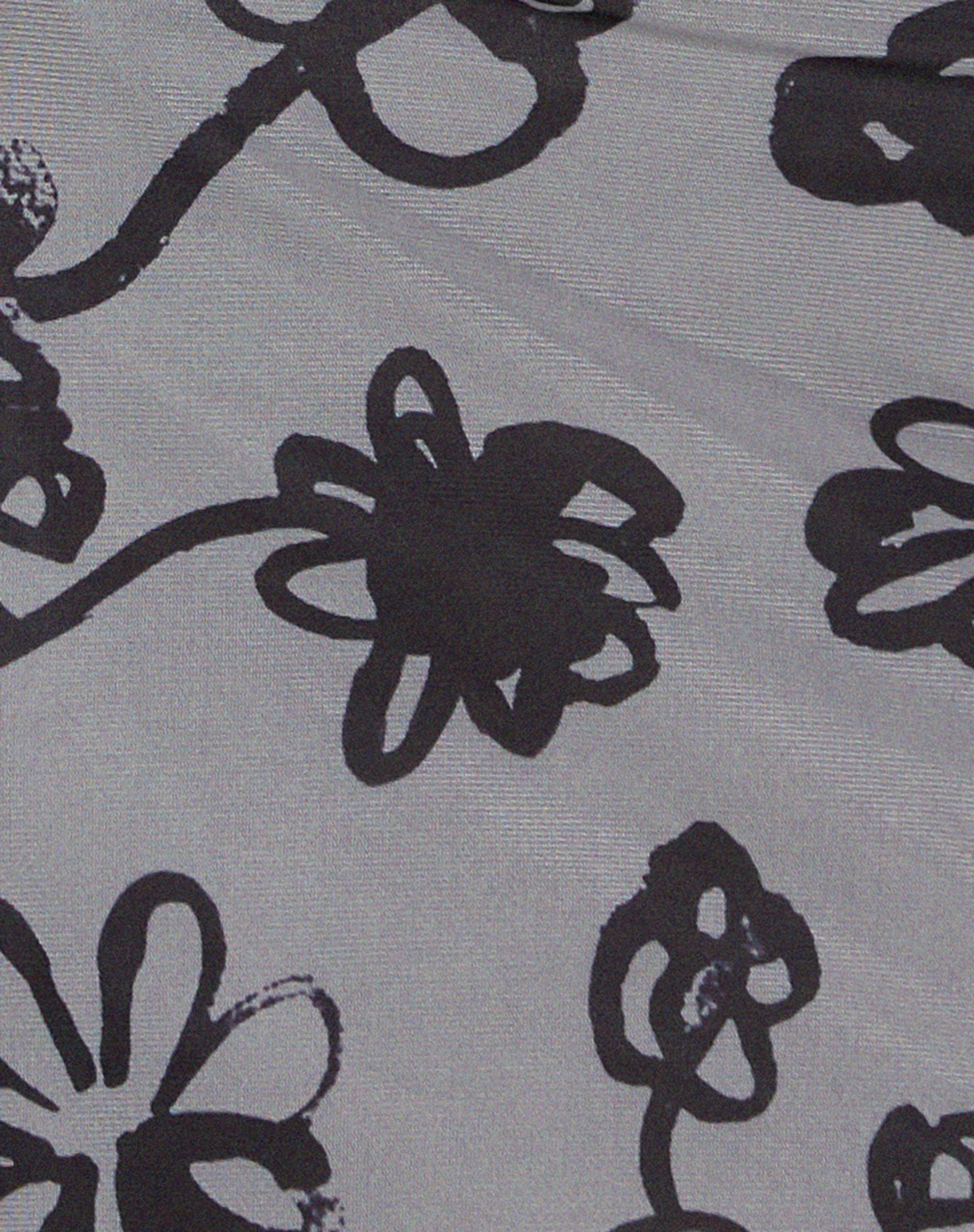 Sevila Minikleid aus Mesh Doodle Flower Grau - Image 8