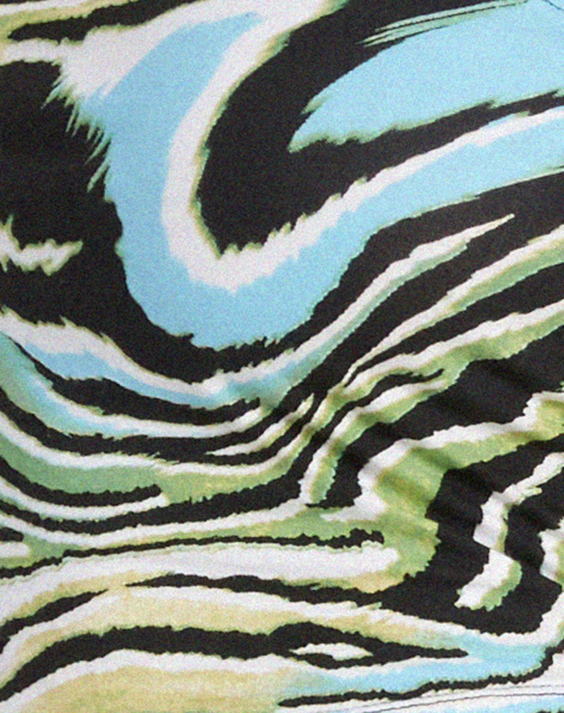 Shae Bandeau-Top in Zebrablau (verzogen) - Image 7
