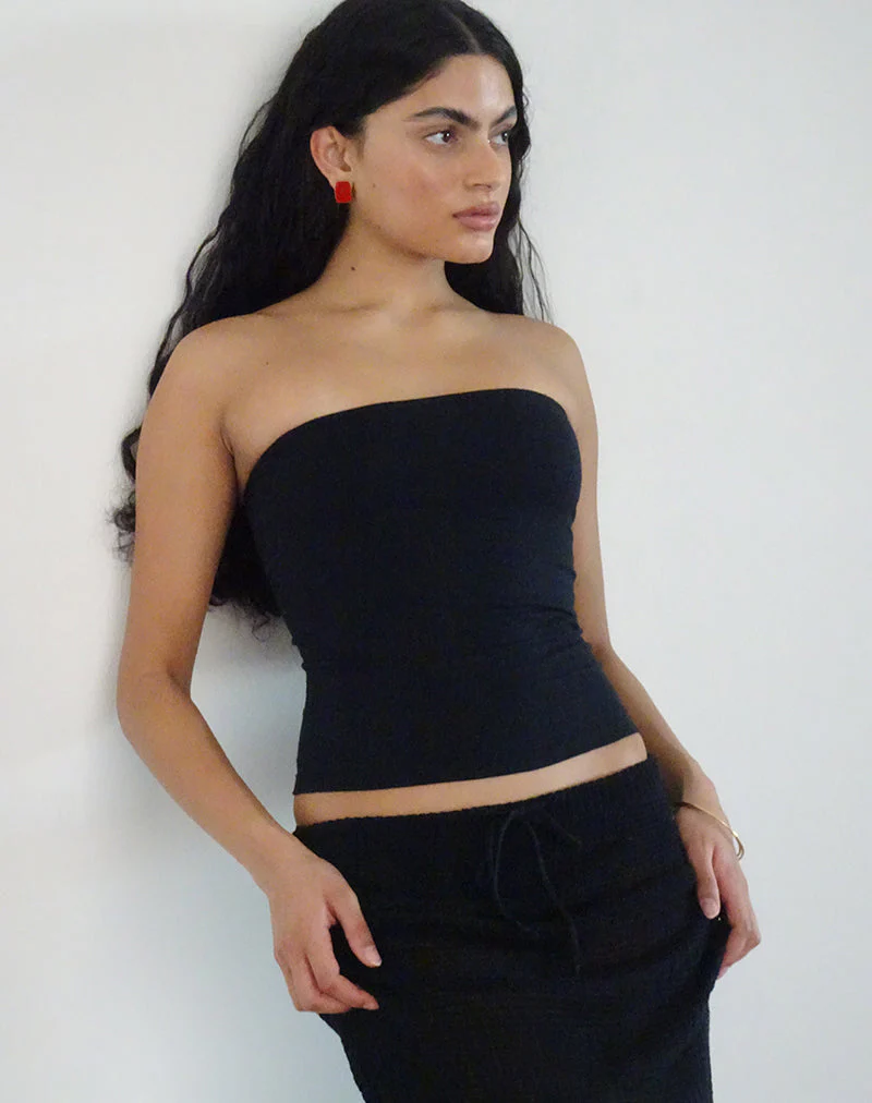 Shaelo Bandeau-Top in Schwarz - Image 2