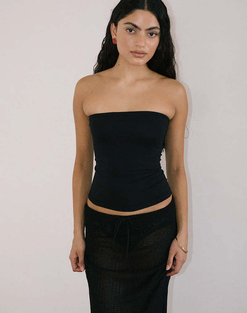 Shaelo Bandeau-Top in Schwarz - Image 5