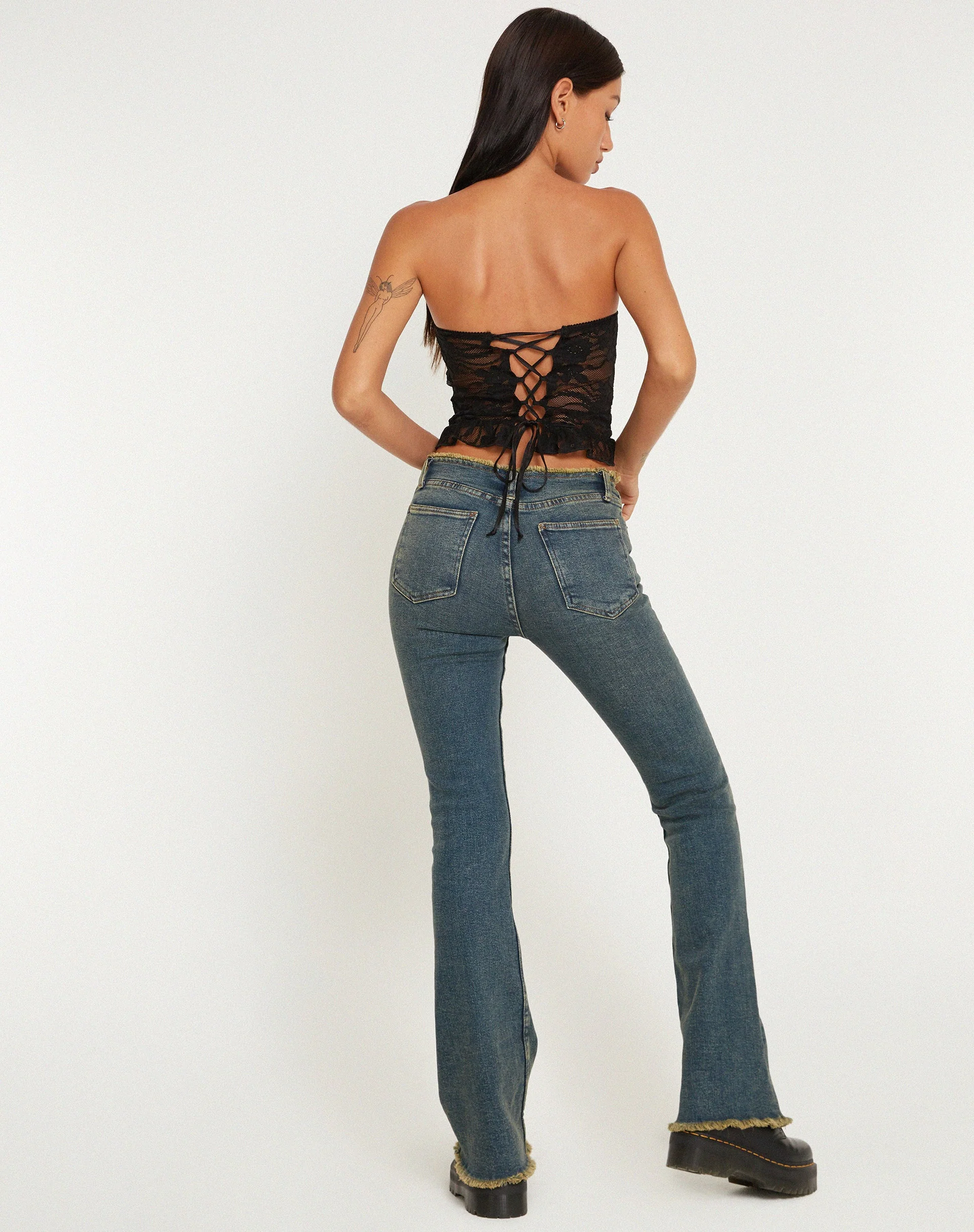 Shaka Bandeau-Top aus Spitze Schwarz - Image 7
