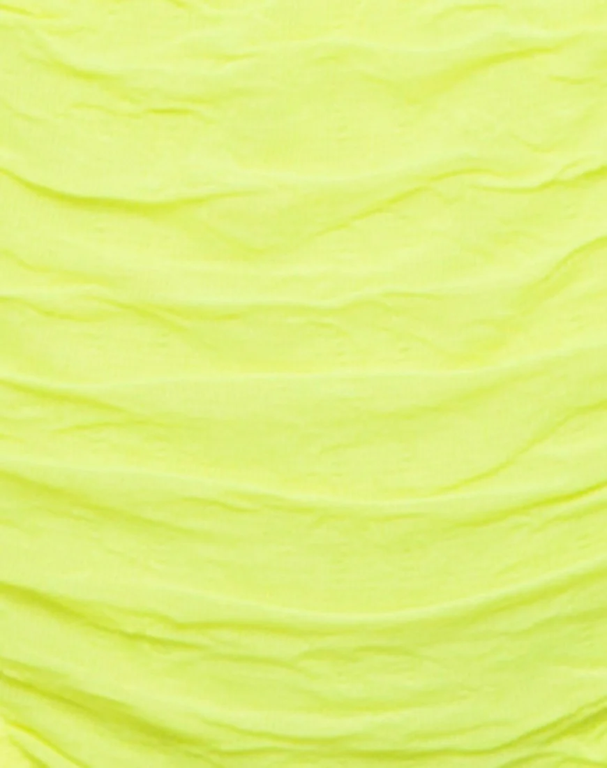Shani Bikini-Unterteil in 80's Crinkle Sour Lime - Image 5