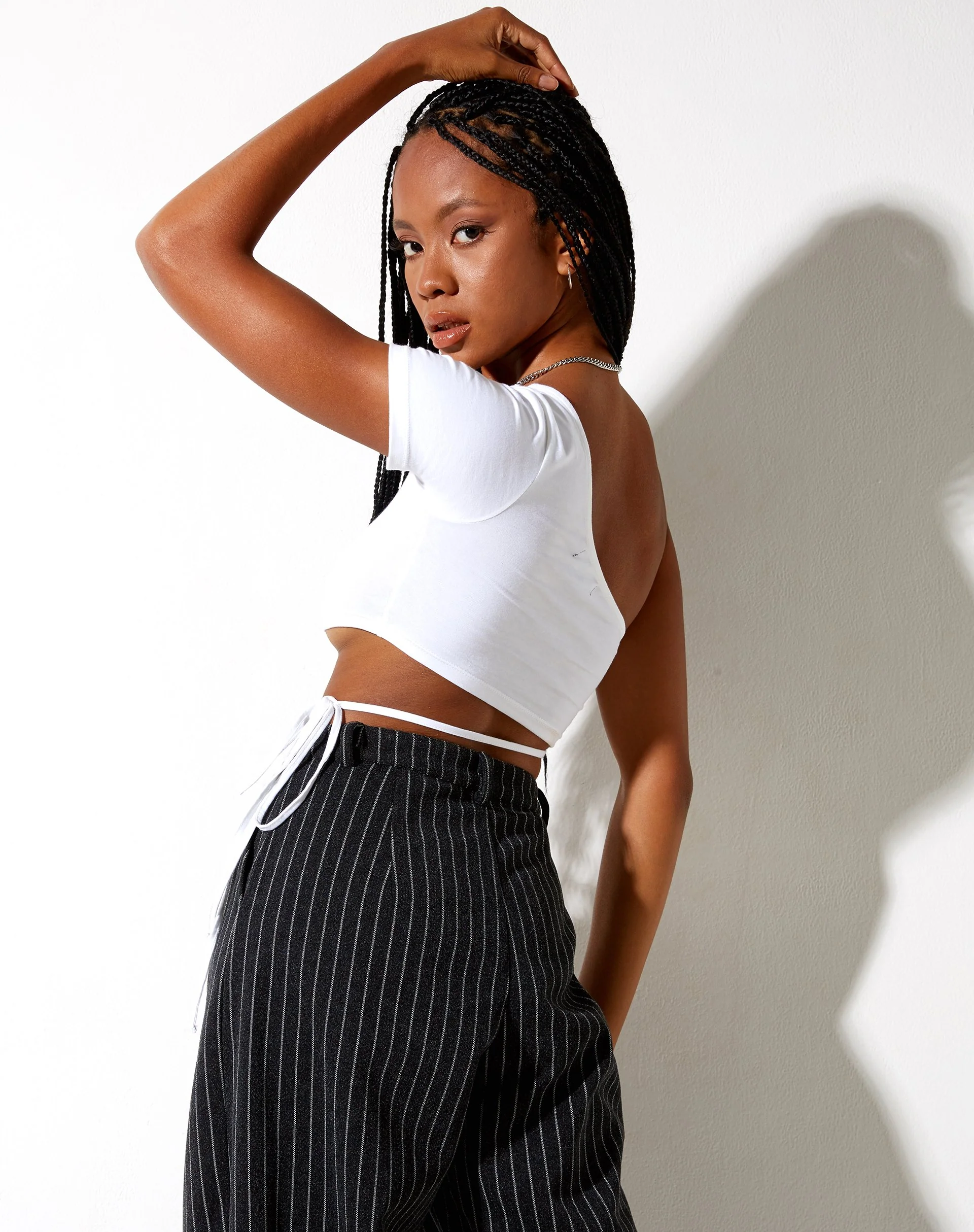 Shanon Crop Top in Weiß - Image 2
