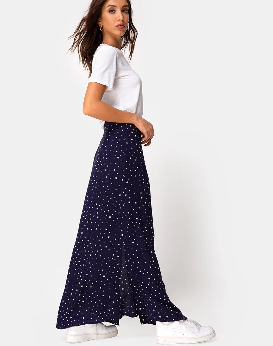 Shayk Maxirock in Starstruck Navy - Image 2