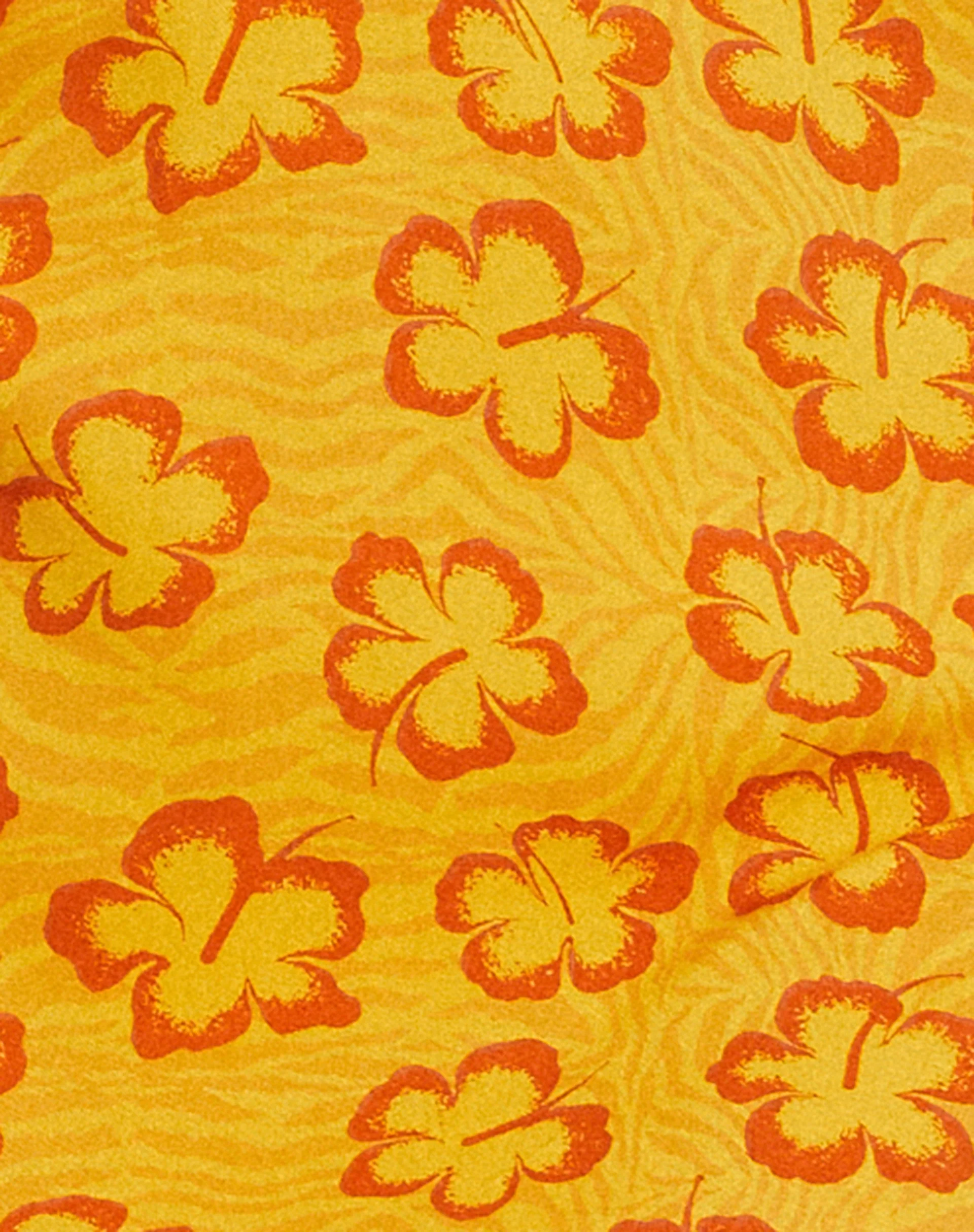 MOTEL X BARBARA Shema Mini-Rock in Hibiskus Zebra Orange - Image 5