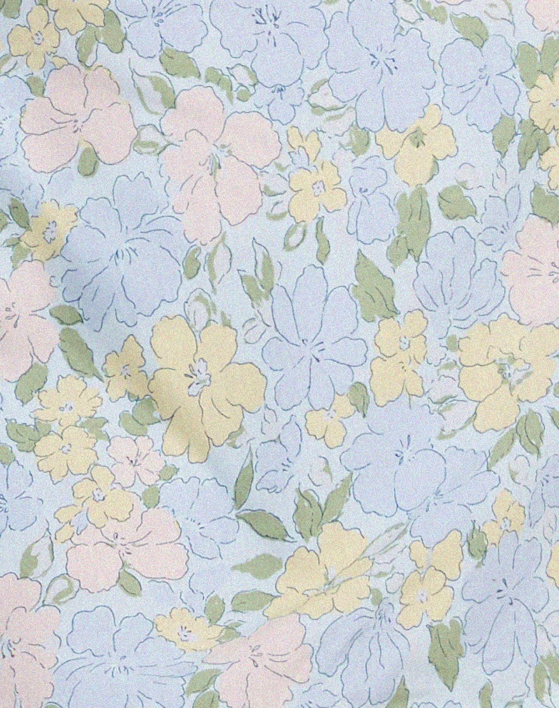 Shema Minirock aus verwaschenem, pastellfarbenem Blumenmuster - Image 5