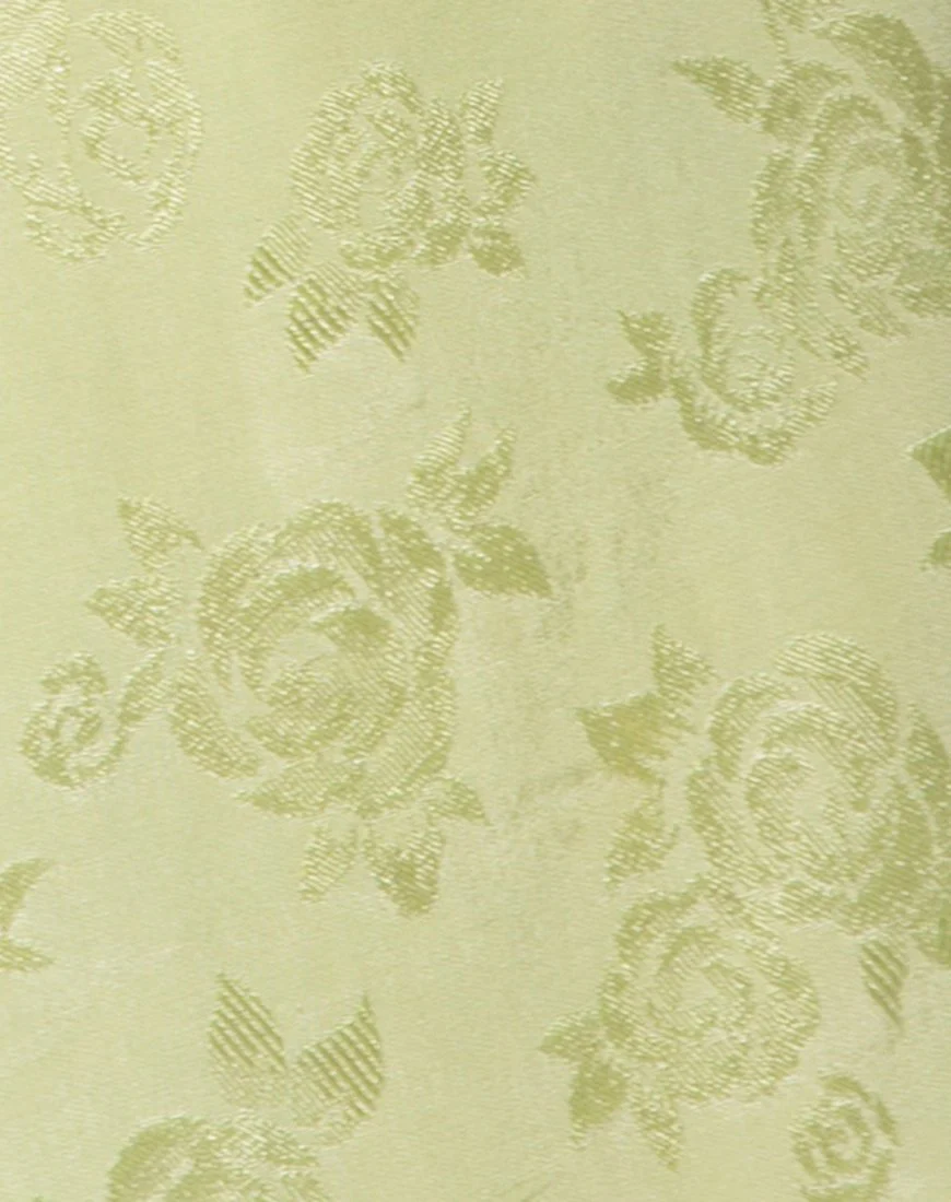 Shenka Minirock aus Satin Rose Lime - Image 5