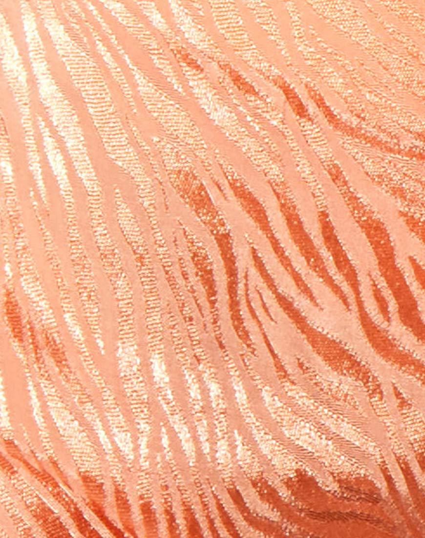 Shenka Mini-Rock aus Satin Zebra Cantaloupe - Image 5