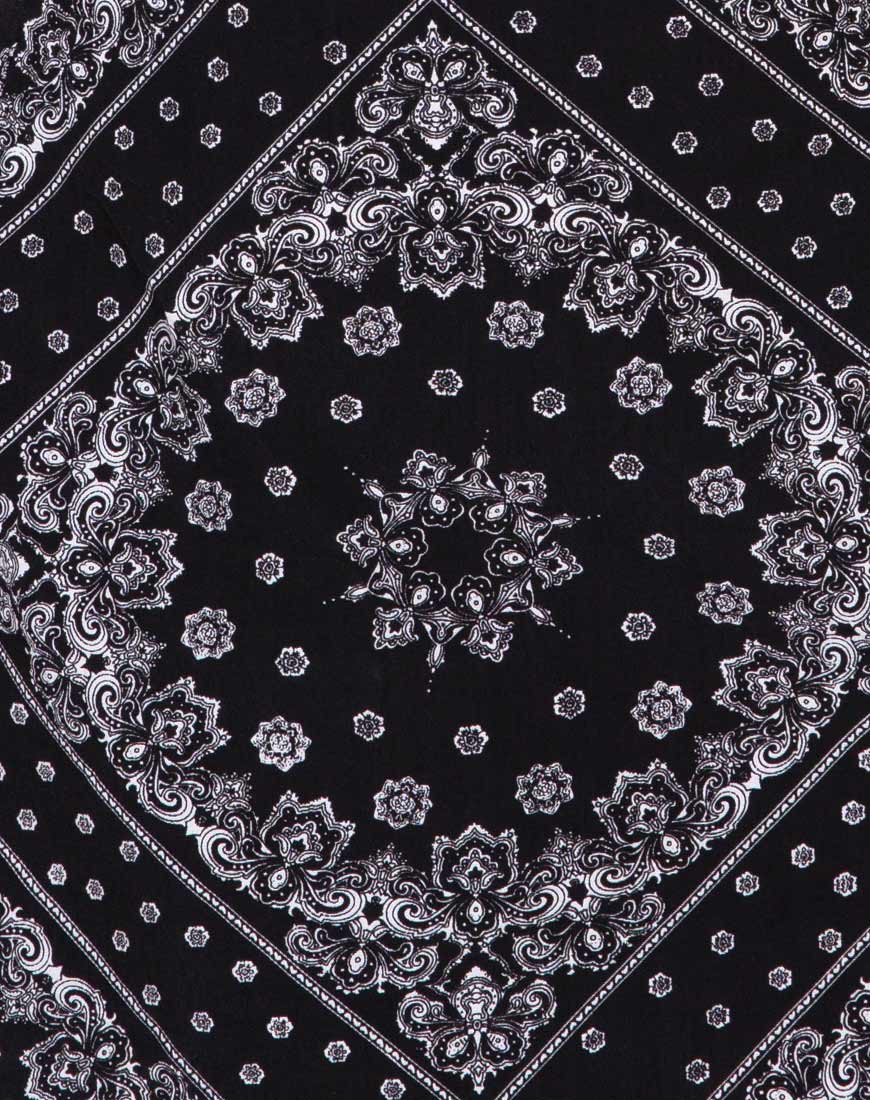 Sheny Minirock aus Bandana Schwarzes Placement - Image 4