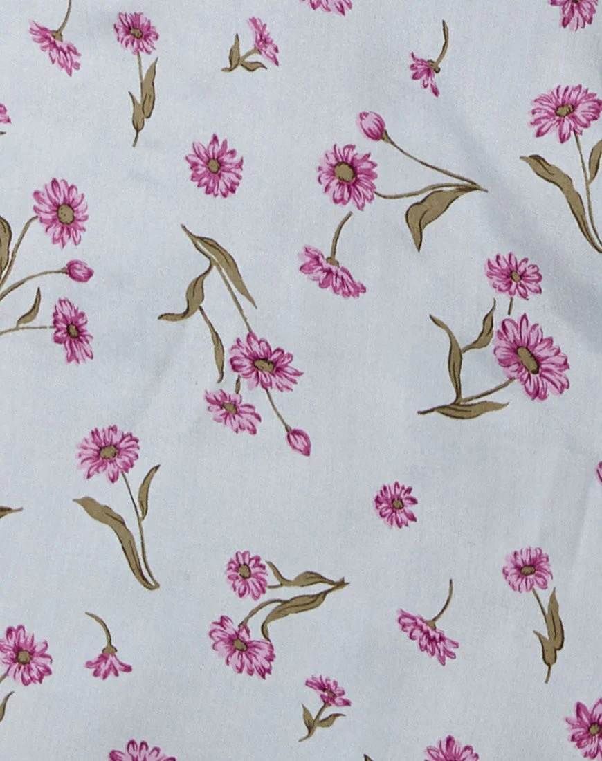 Sheny Minirock in Little Petal Dusky Blue - Image 5