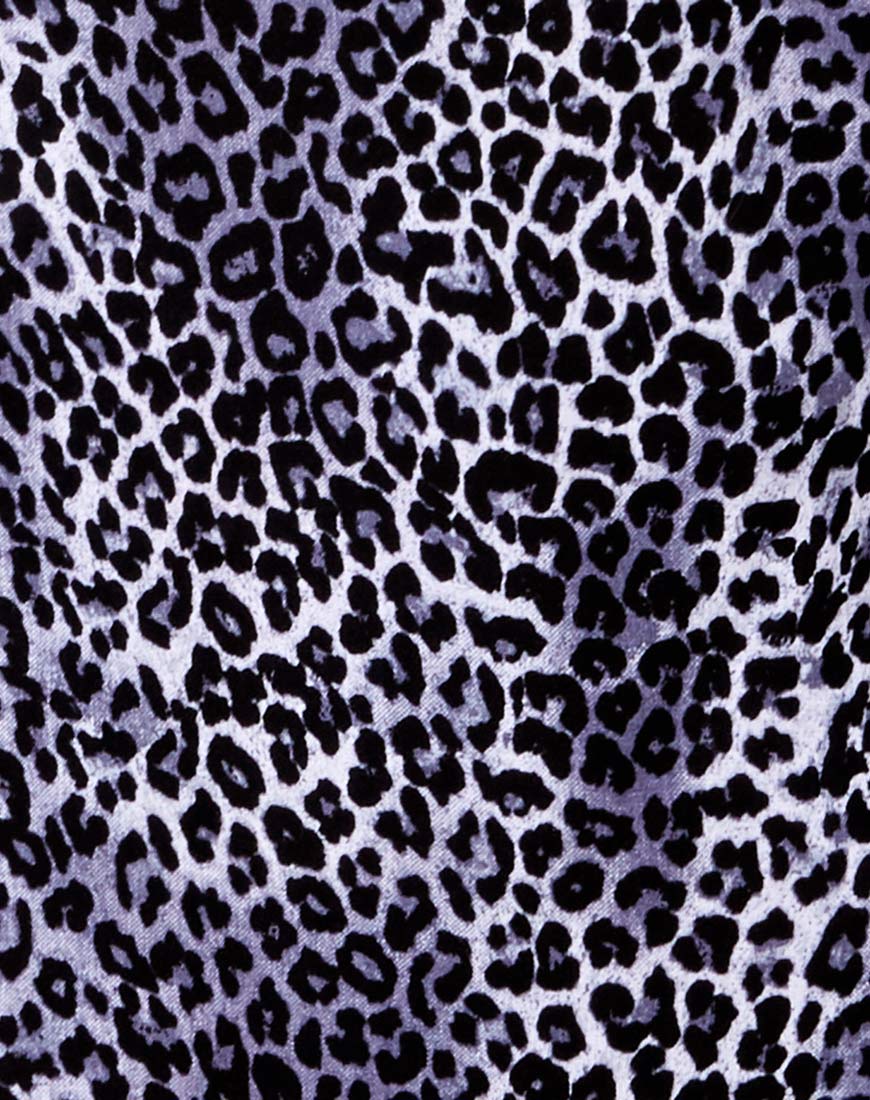 Sheny Minirock in Rar Leopard Grau - Image 5