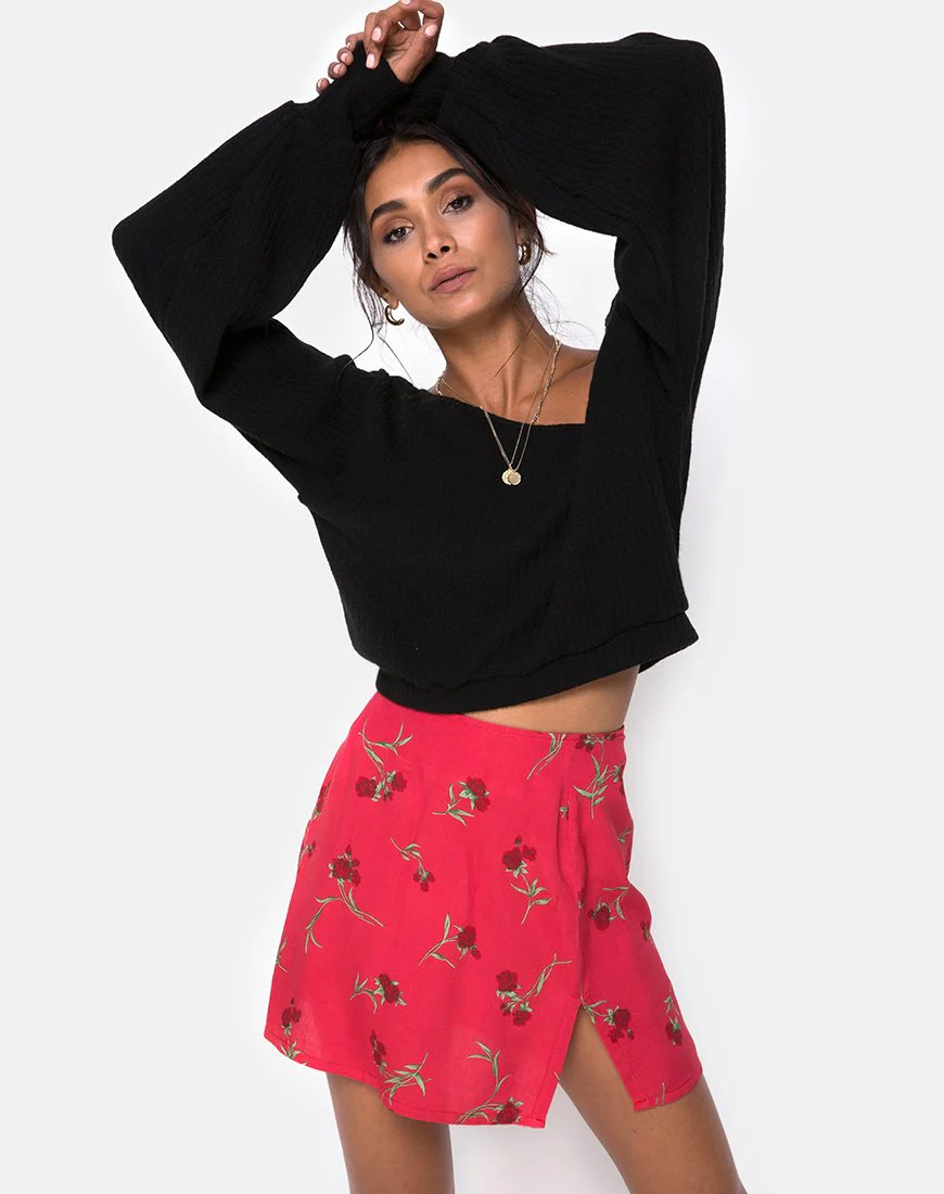 Sheny Minirock in Rouge-Rose-Rosa