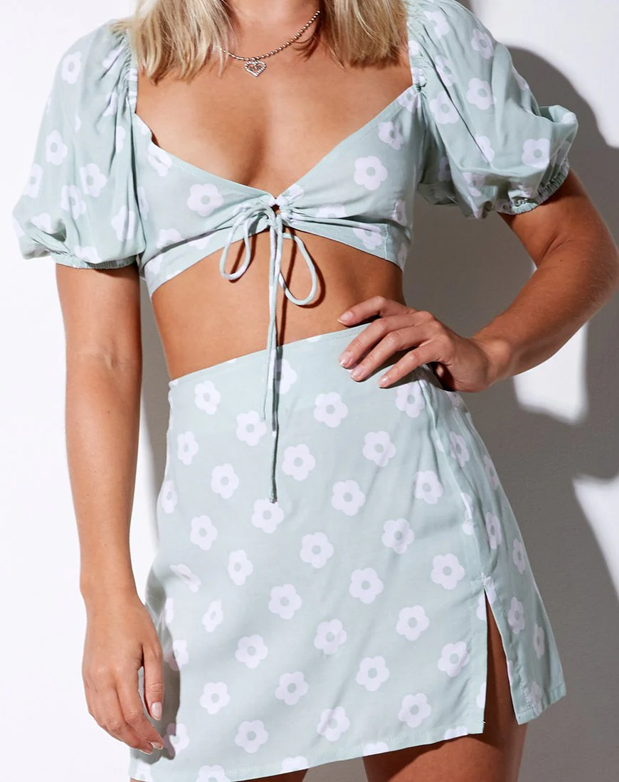 Sheny Minirock in Sage Daisy - Image 2