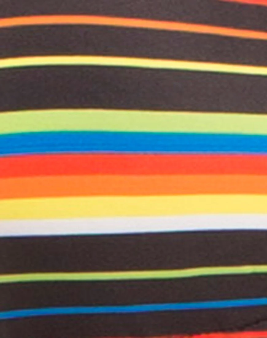 Sherbet Tie Bikiniunterteil in Regenbogen - Image 4