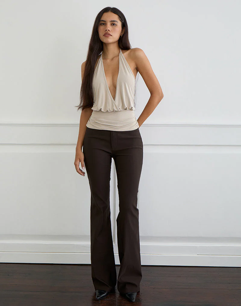 Sherlyn Neckholder-Top aus Cupro-Hafermilch - Image 5