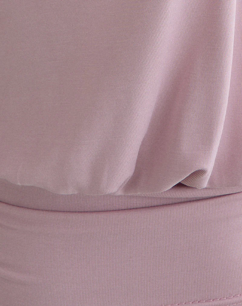 Sherlyn Halter Top in Cupro Pink - Image 7