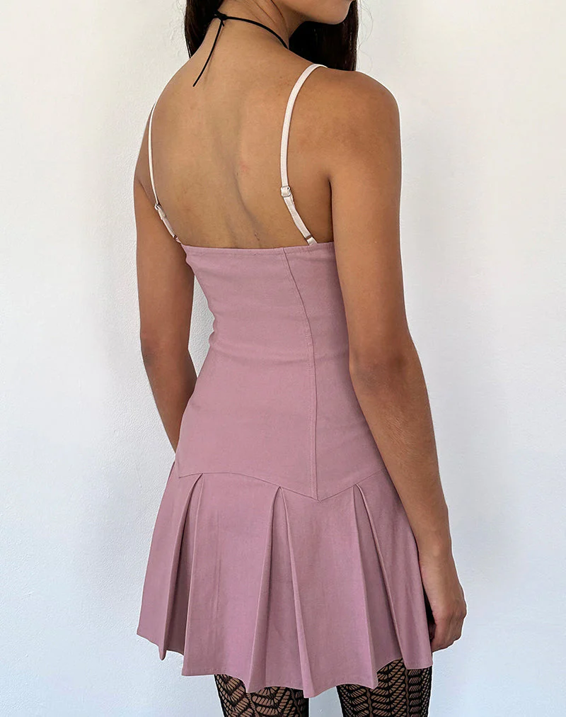 Shirina Kleid in Tailoring Altrosa - Image 5