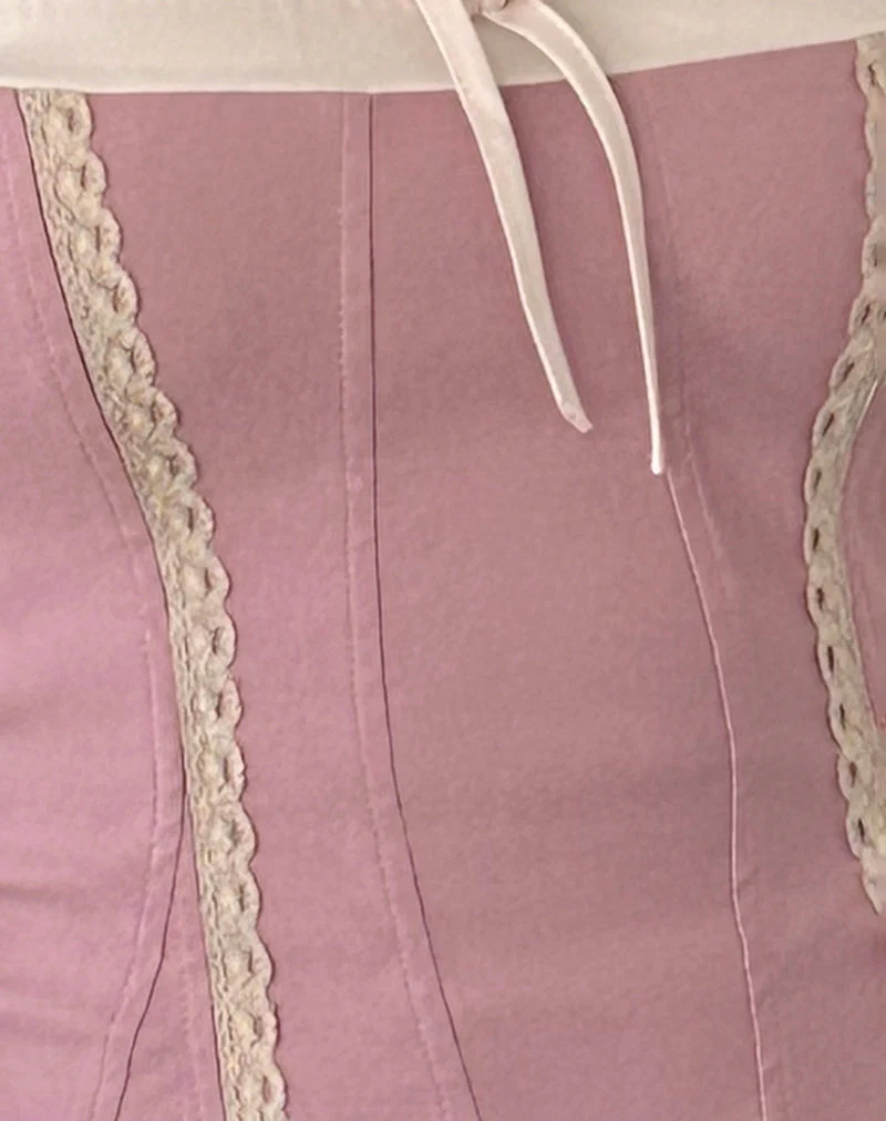 Shirina Kleid in Tailoring Altrosa - Image 6
